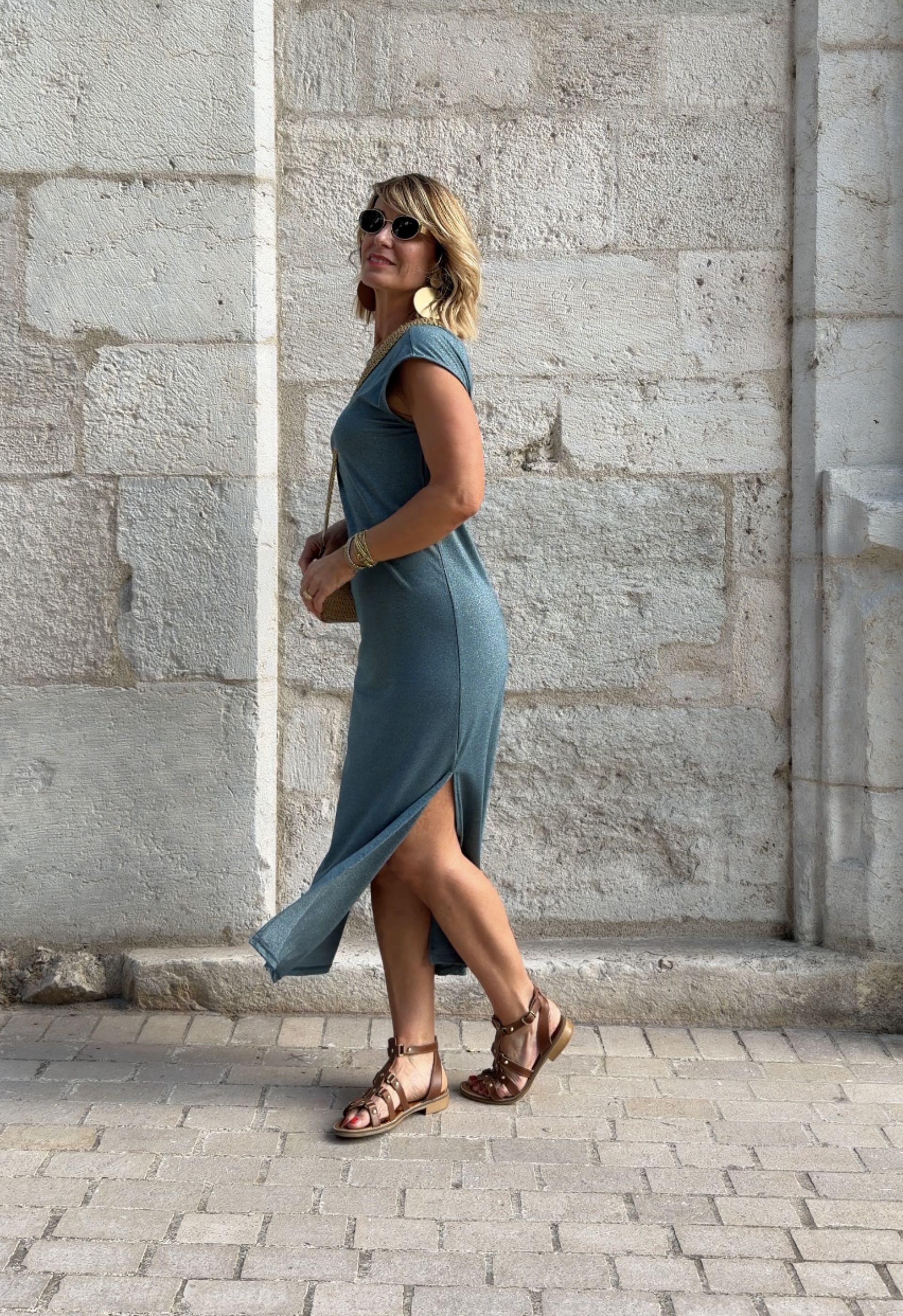 Robe Paola bleu