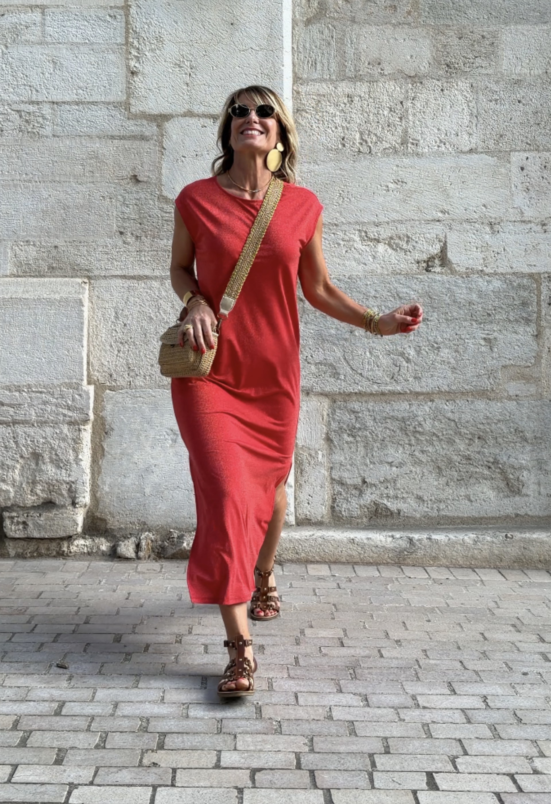Robe Paola rouge