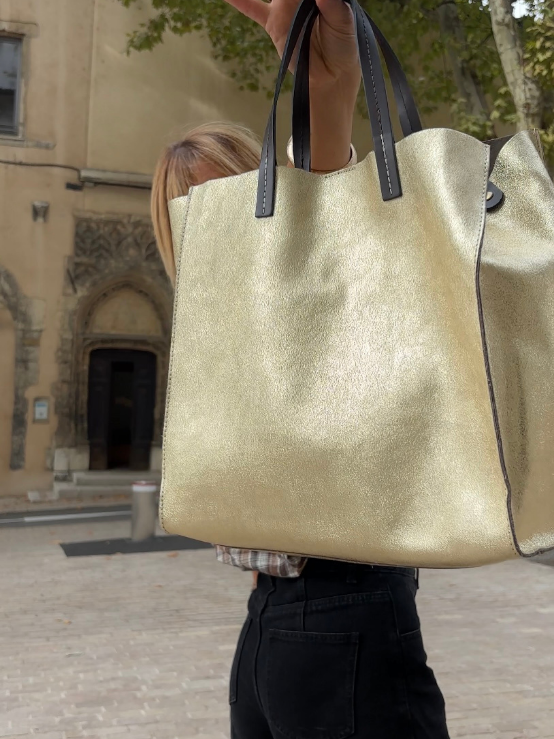 Sac LAZULI doré