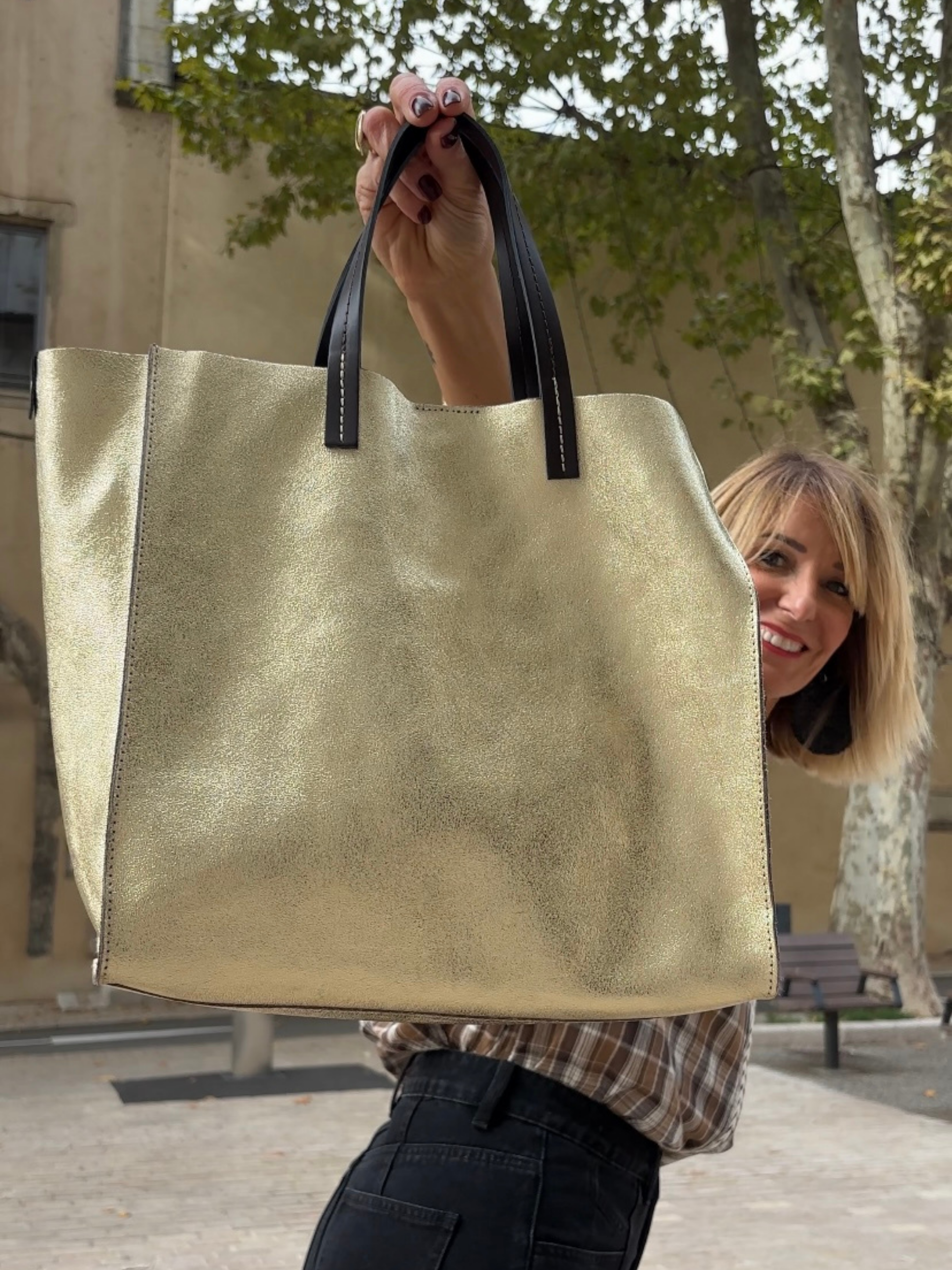 Sac LAZULI doré