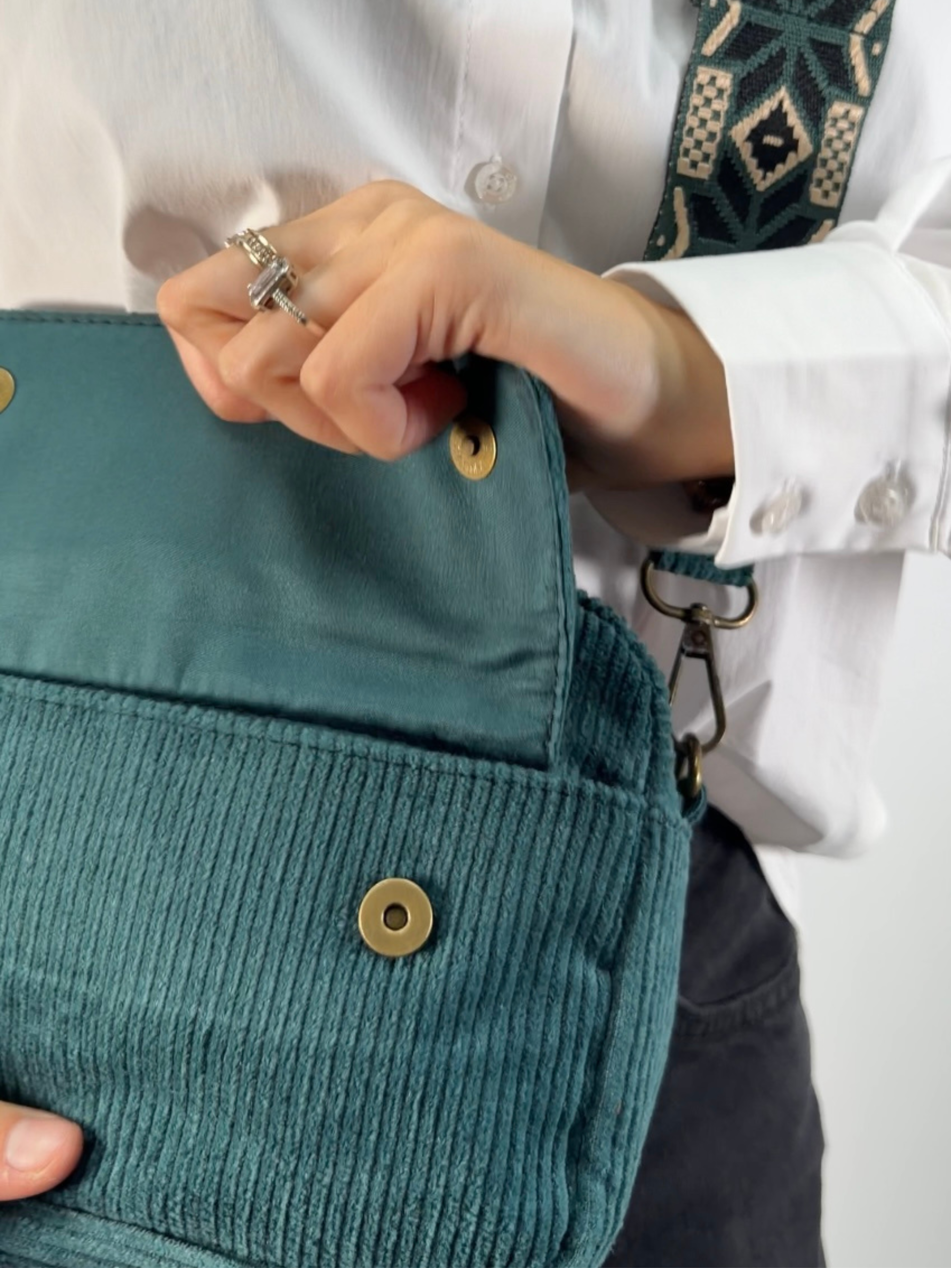 Sac Milla Bleu canard