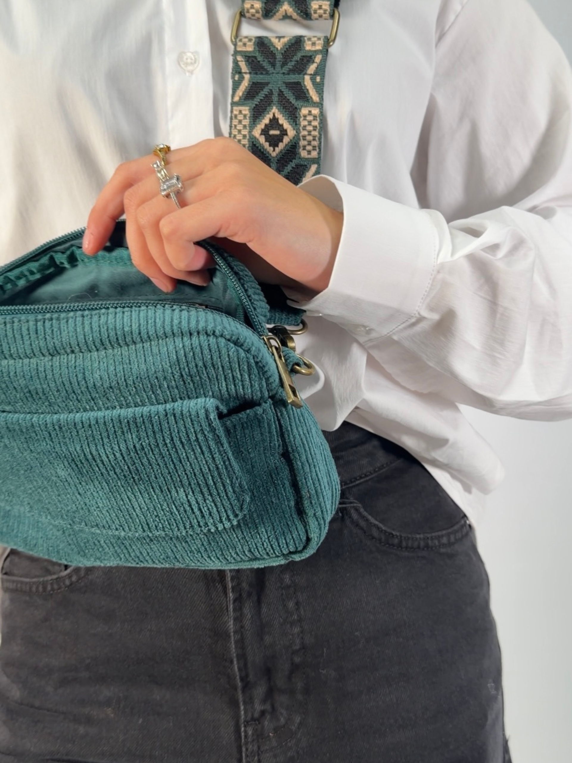 Sac Milla Bleu canard