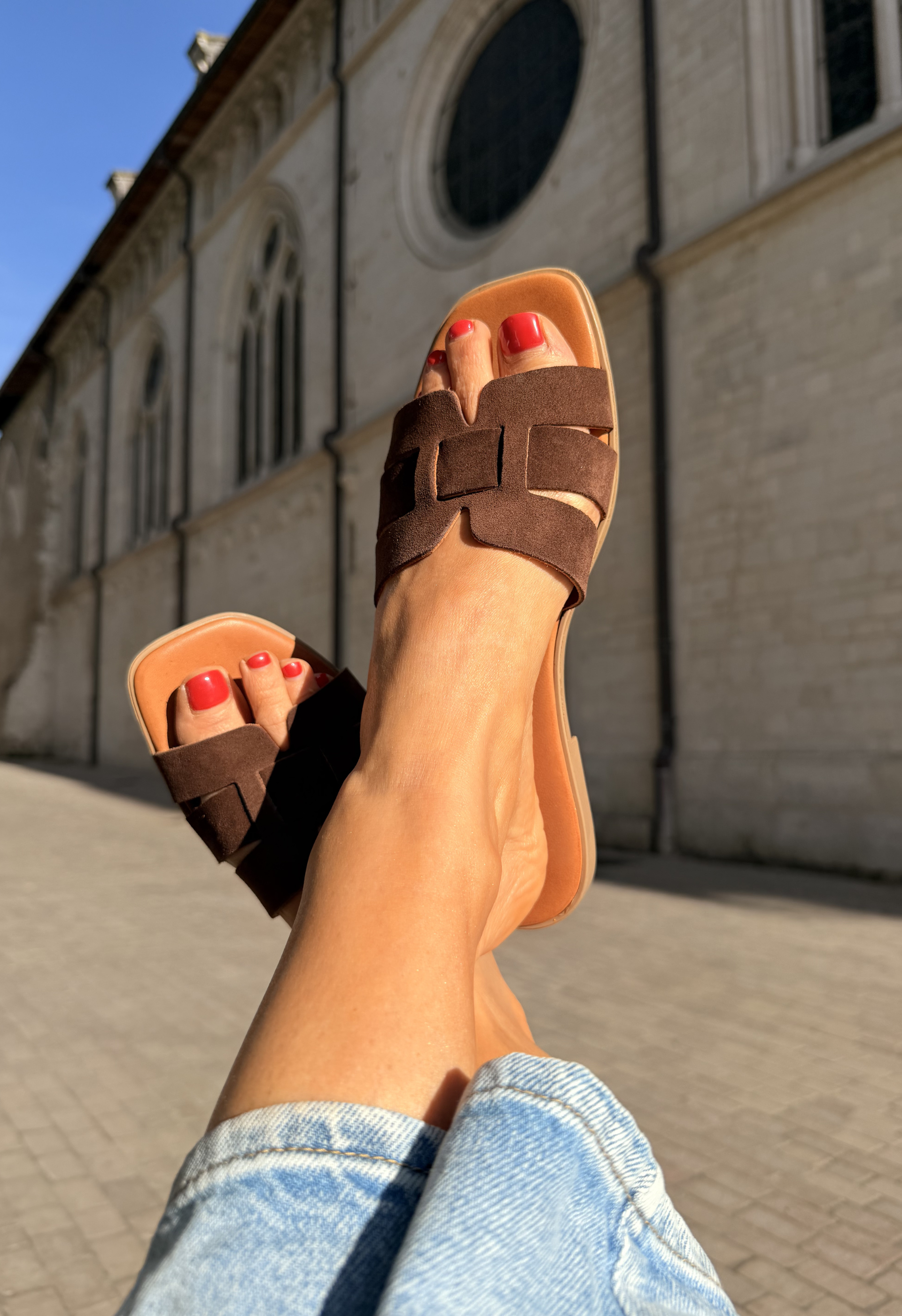Sandale Livia Marron