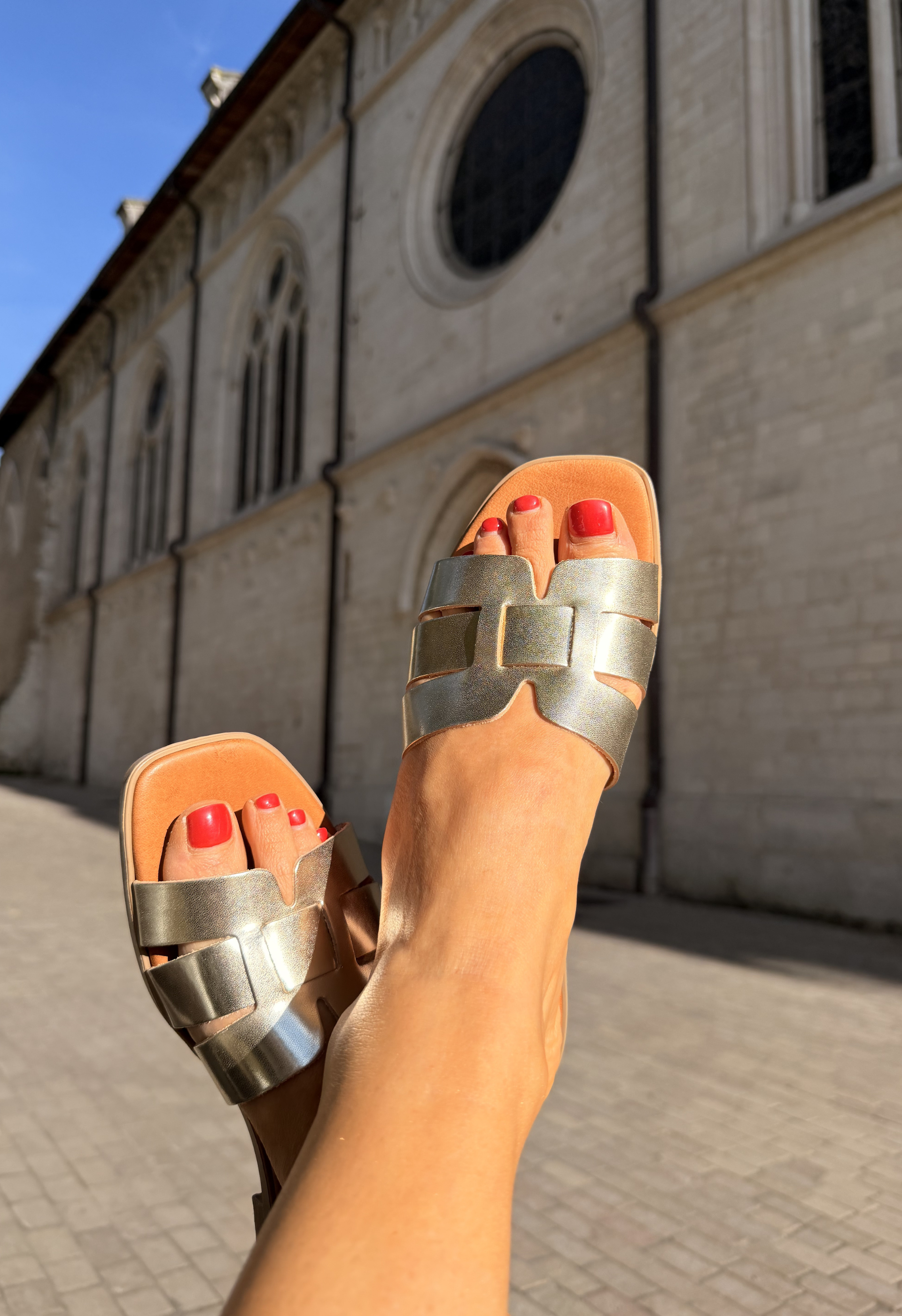 Sandale Livia Platine
