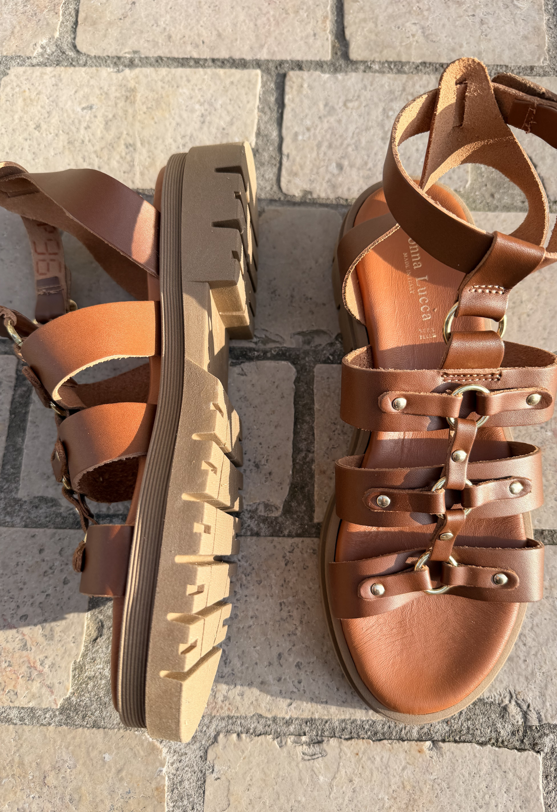 Sandale Romane Camel