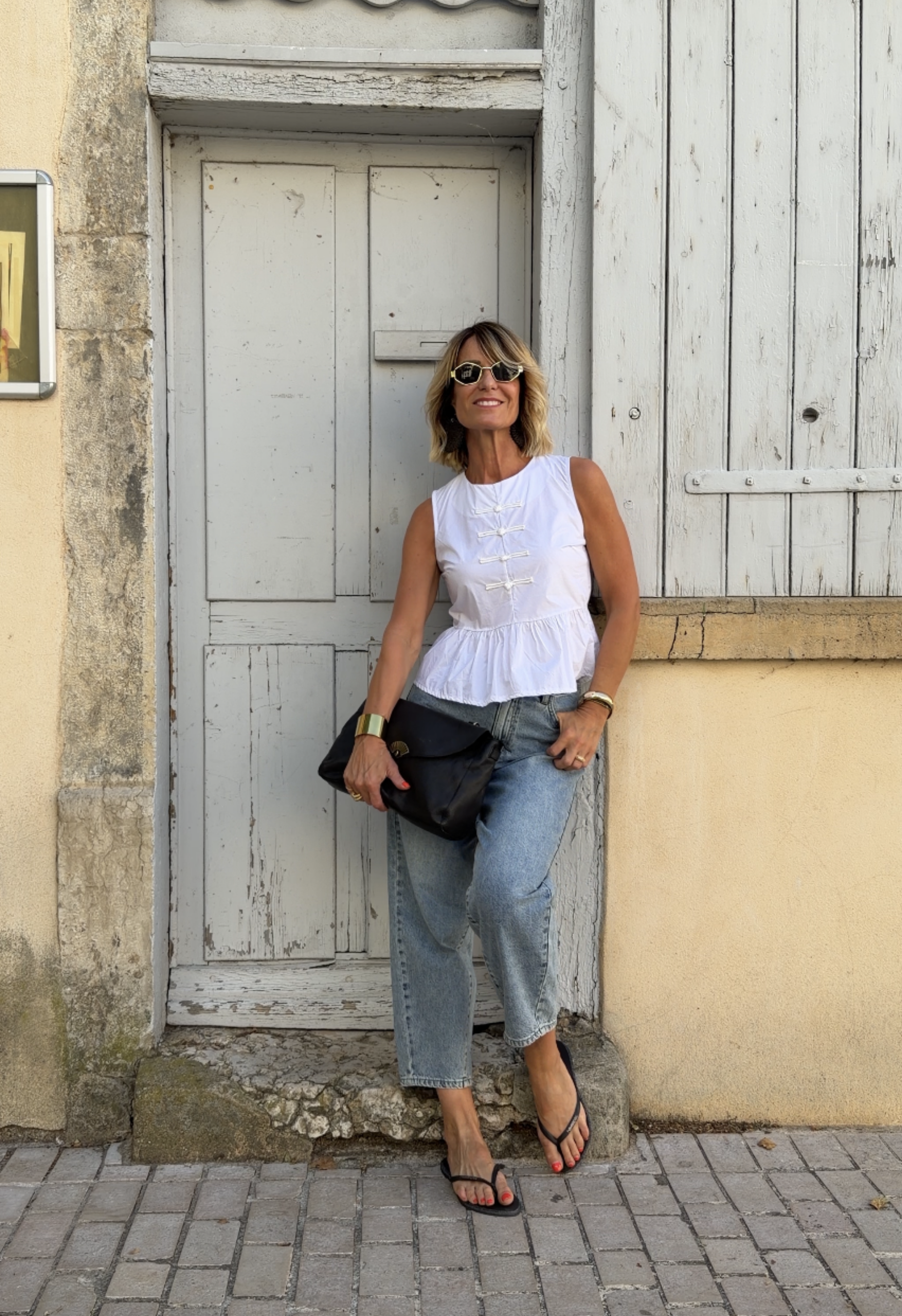 Top Anaé blanc