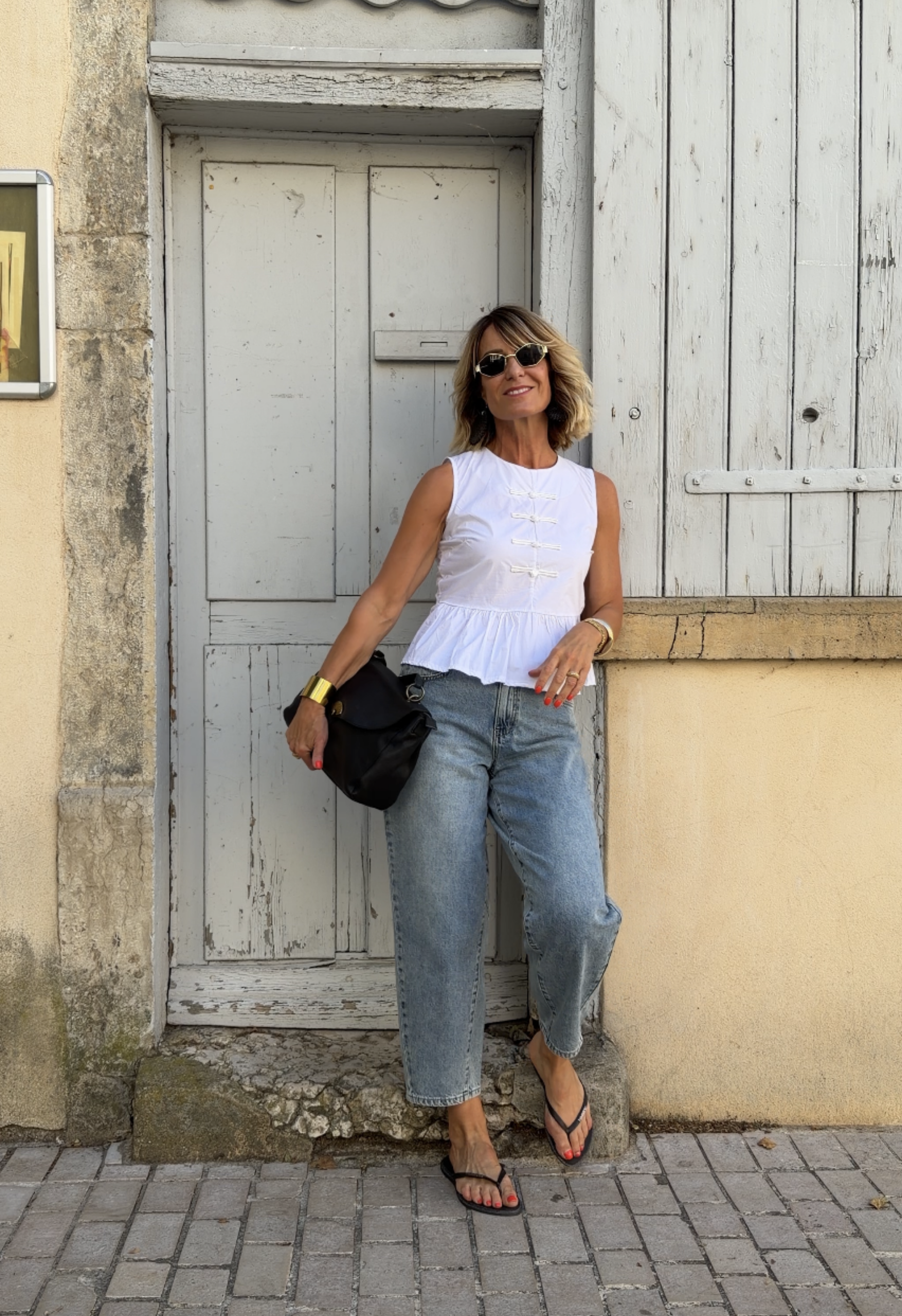 Top Anaé blanc