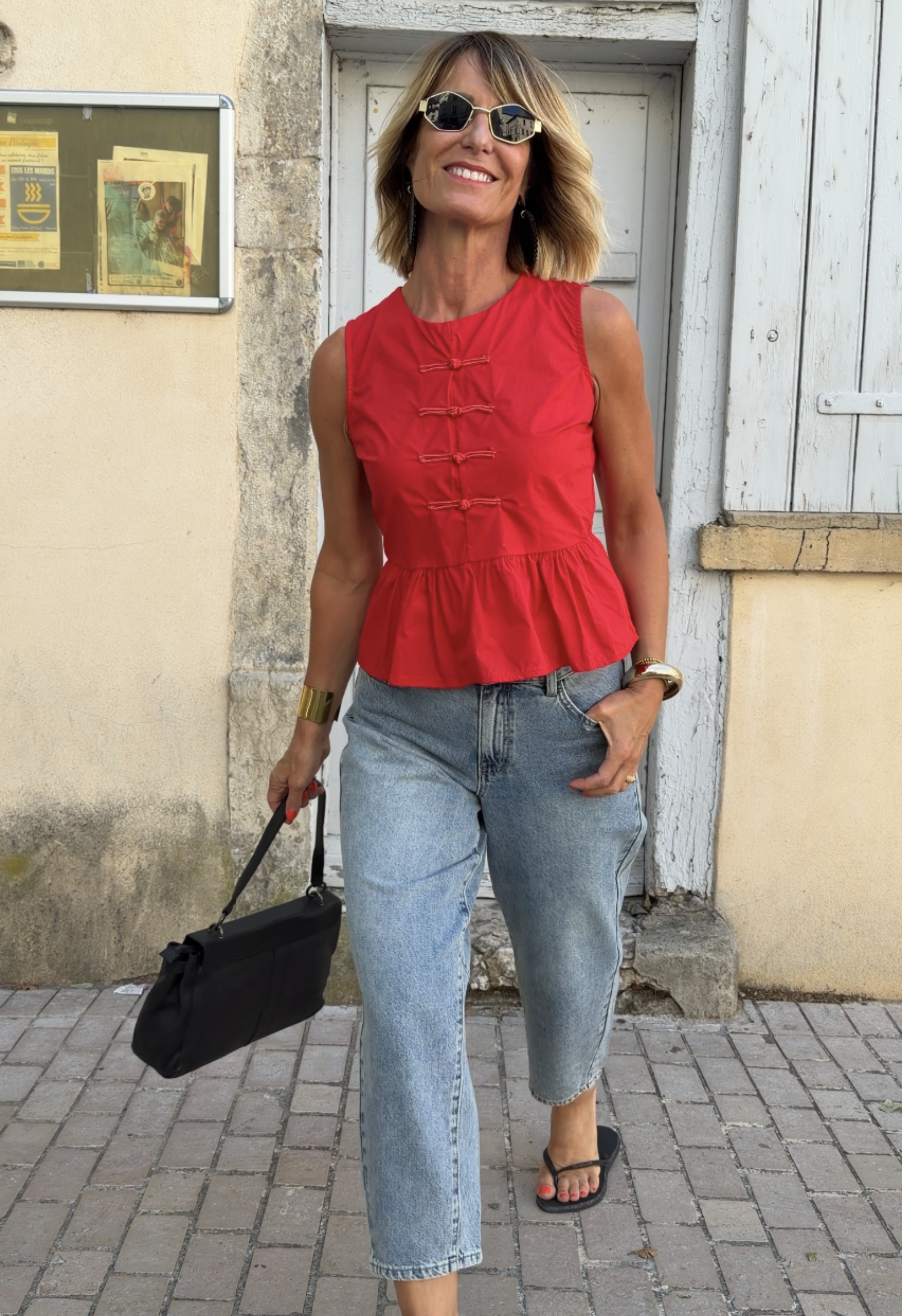Top Anaé rouge