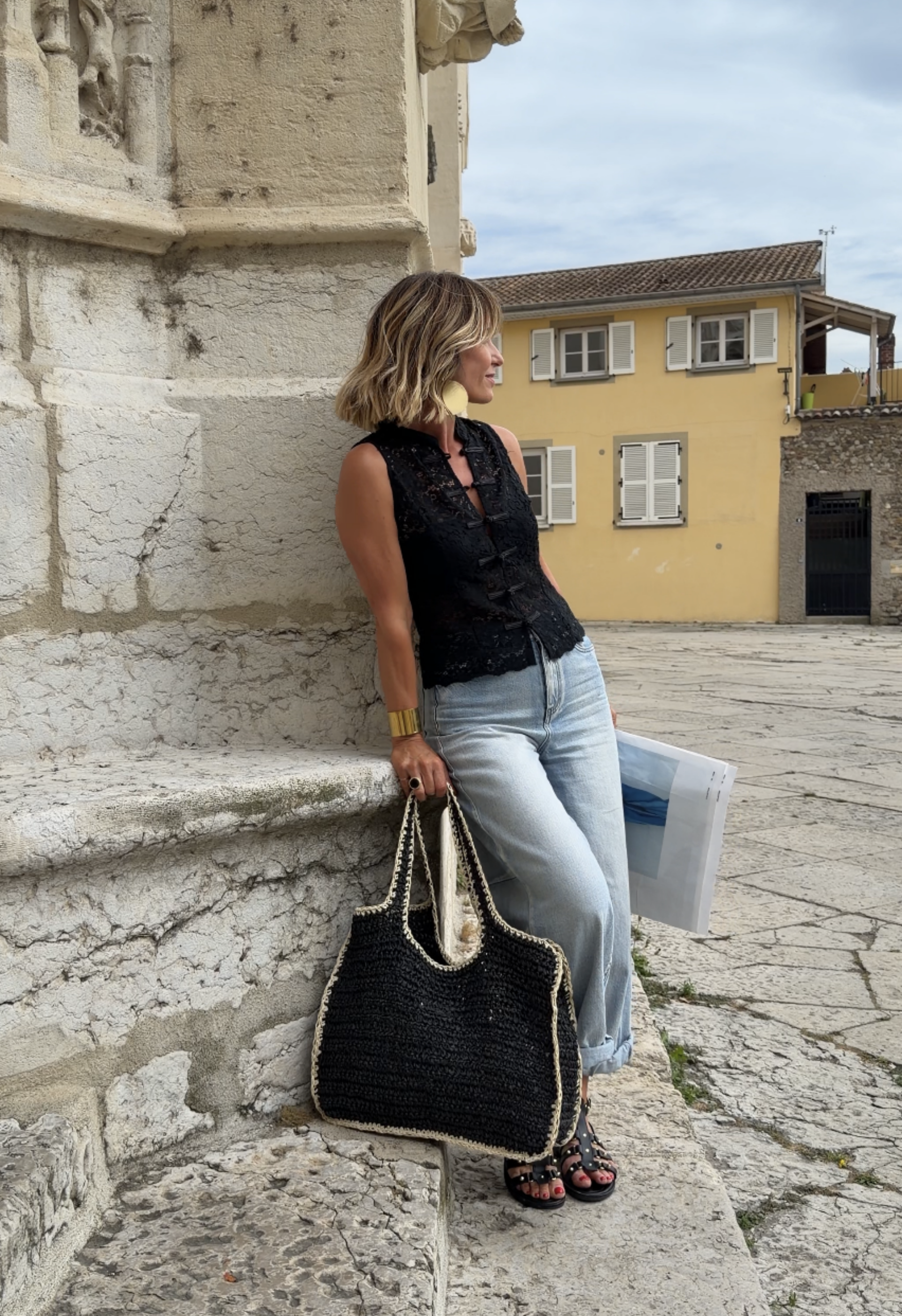 Top Capucine Noir