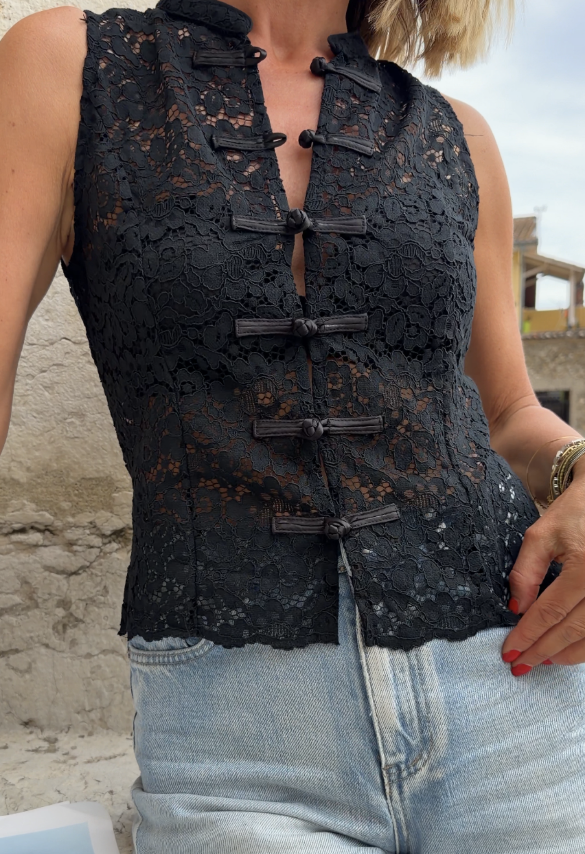 Top Capucine Noir