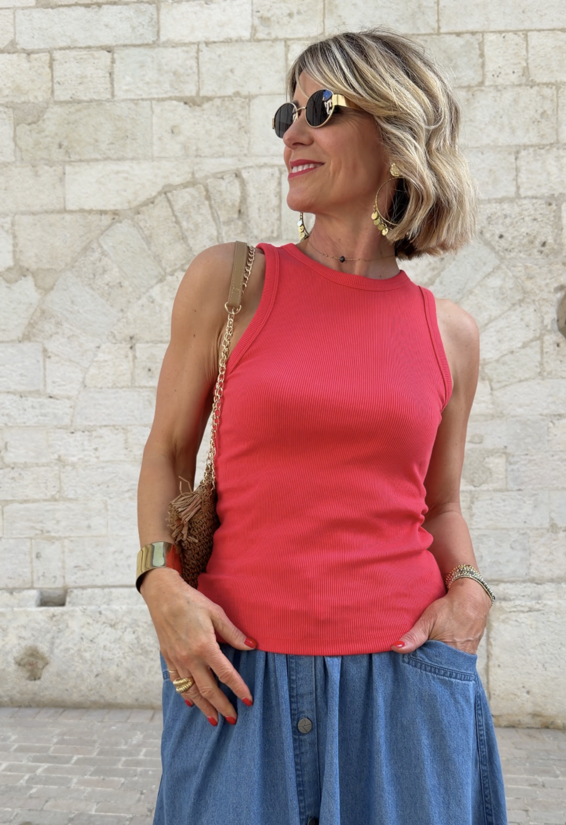 Débardeur Estelle Corail