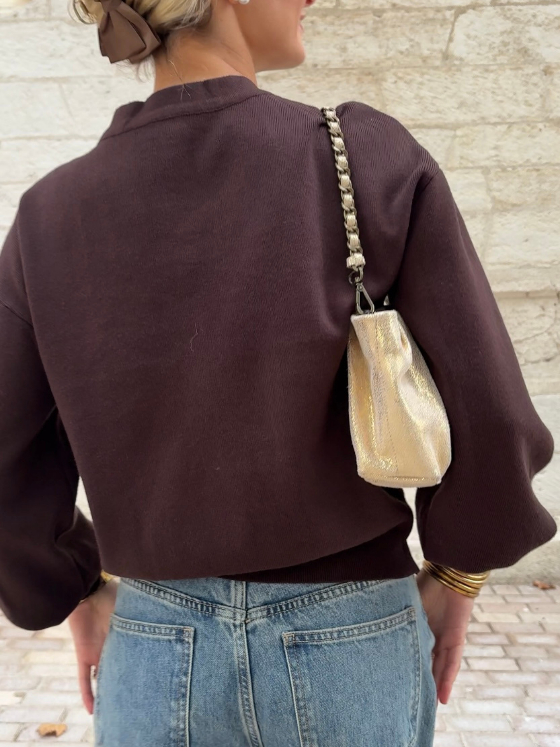Gilet HÉLÈNE choco