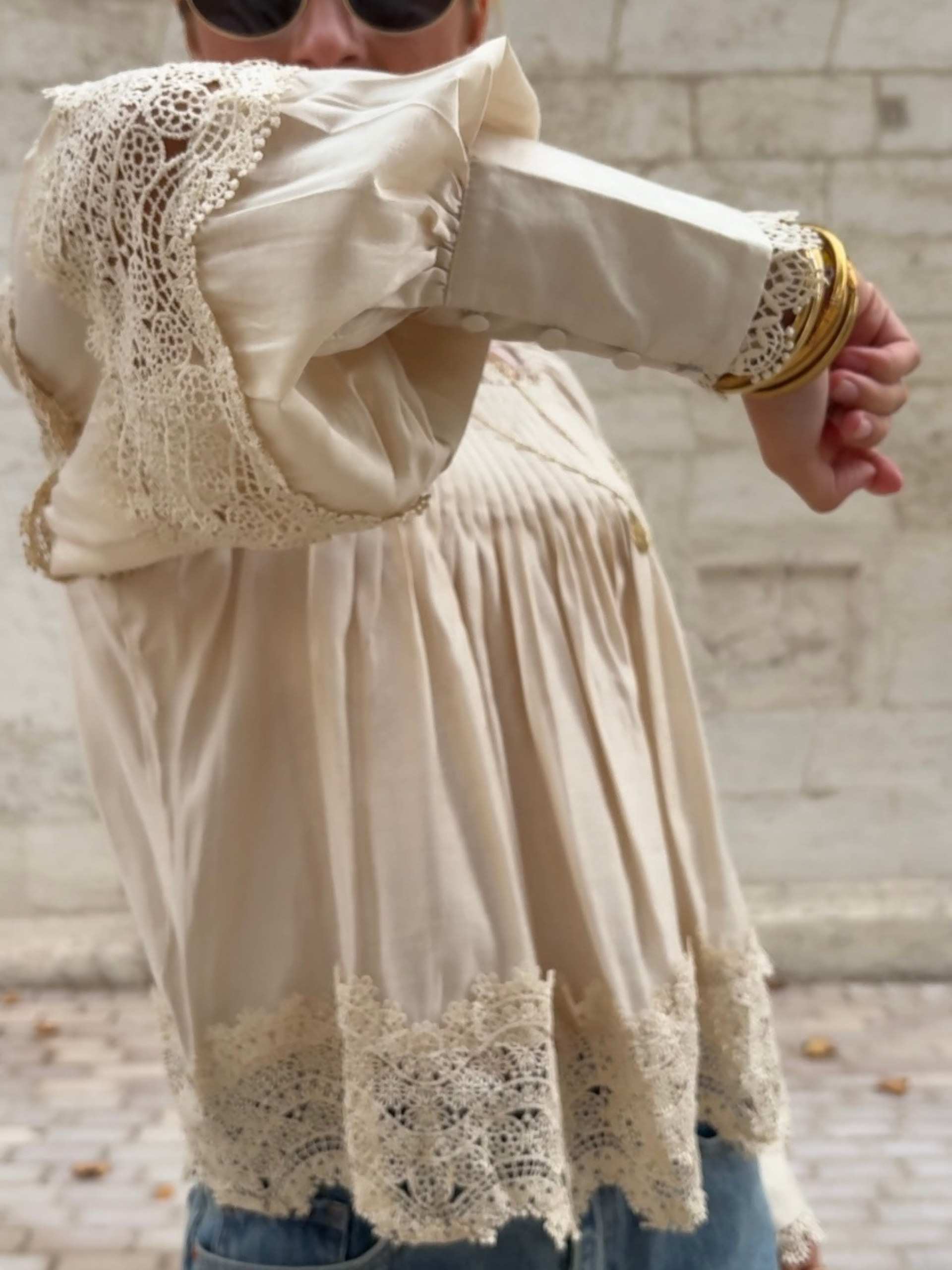 Top JUSTINE Beige