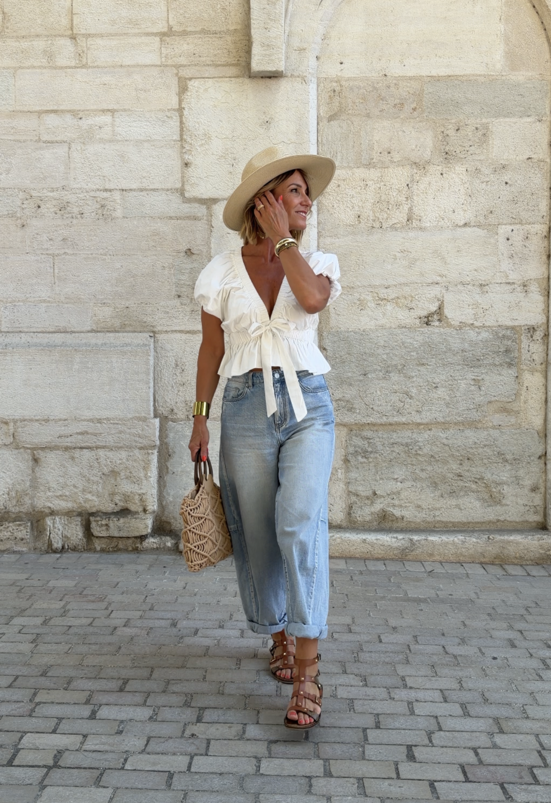 Top Lénaelle blanc