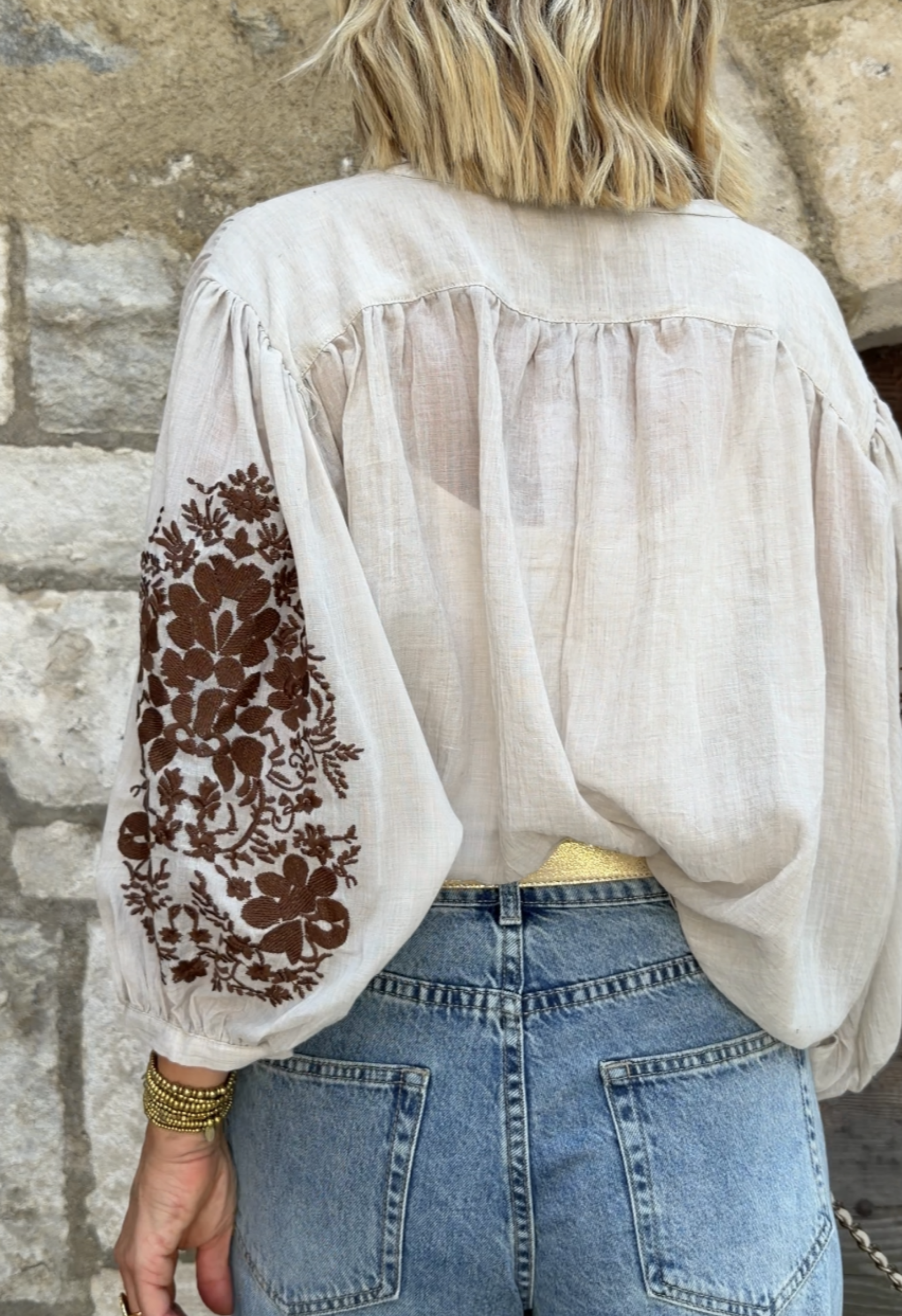 Top Manelle Taupe