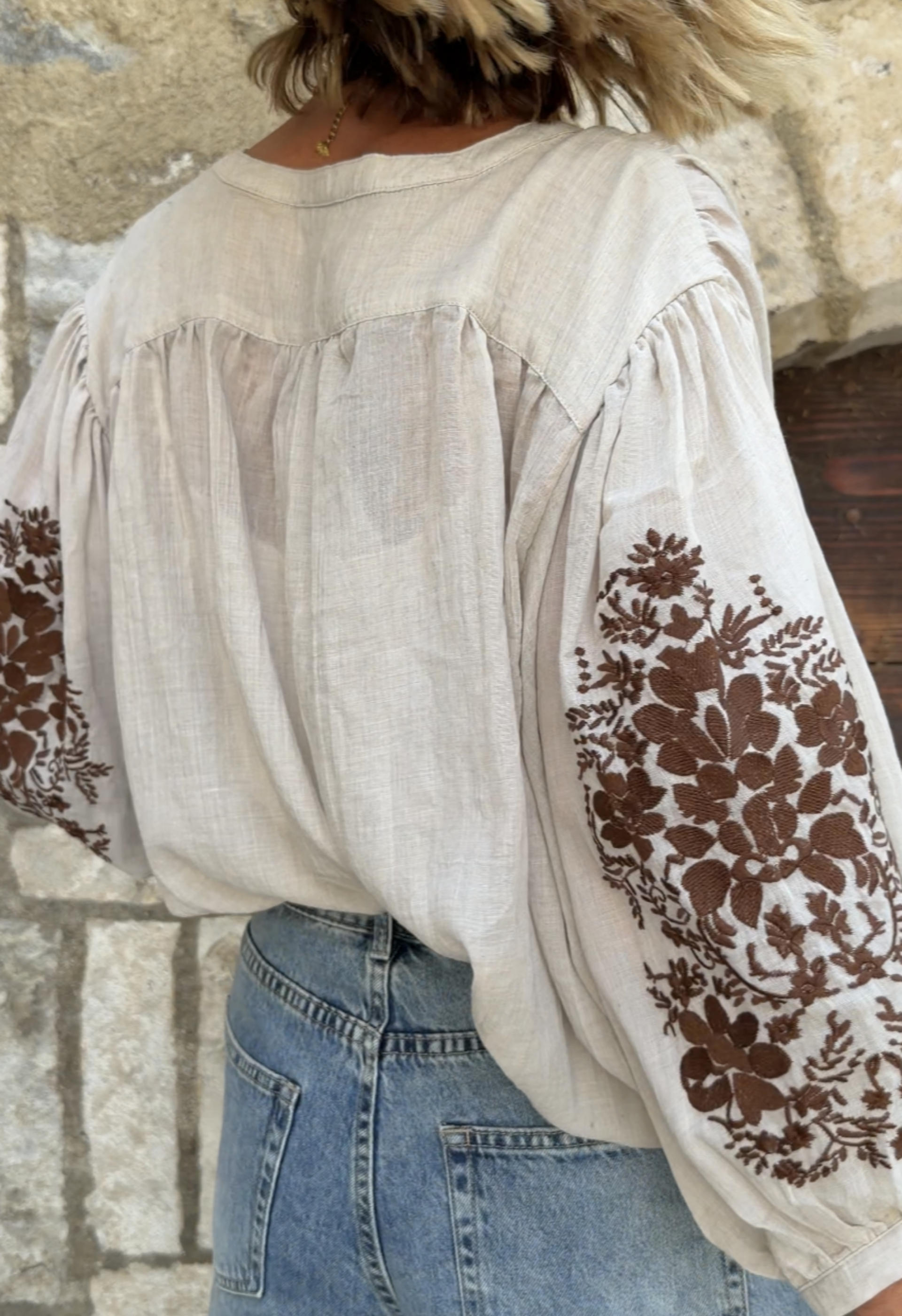 Top Manelle Taupe