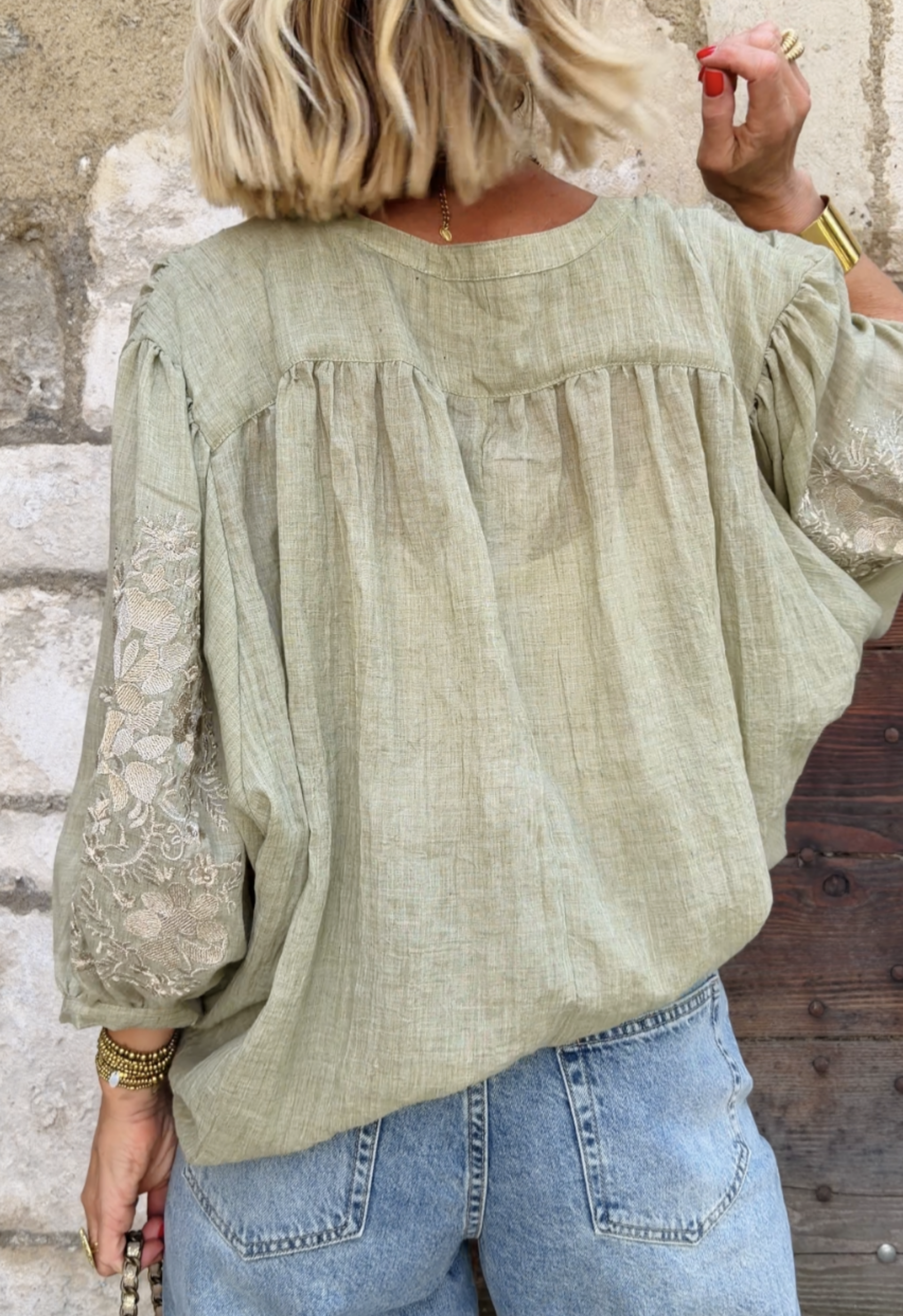 Top Manelle Olive