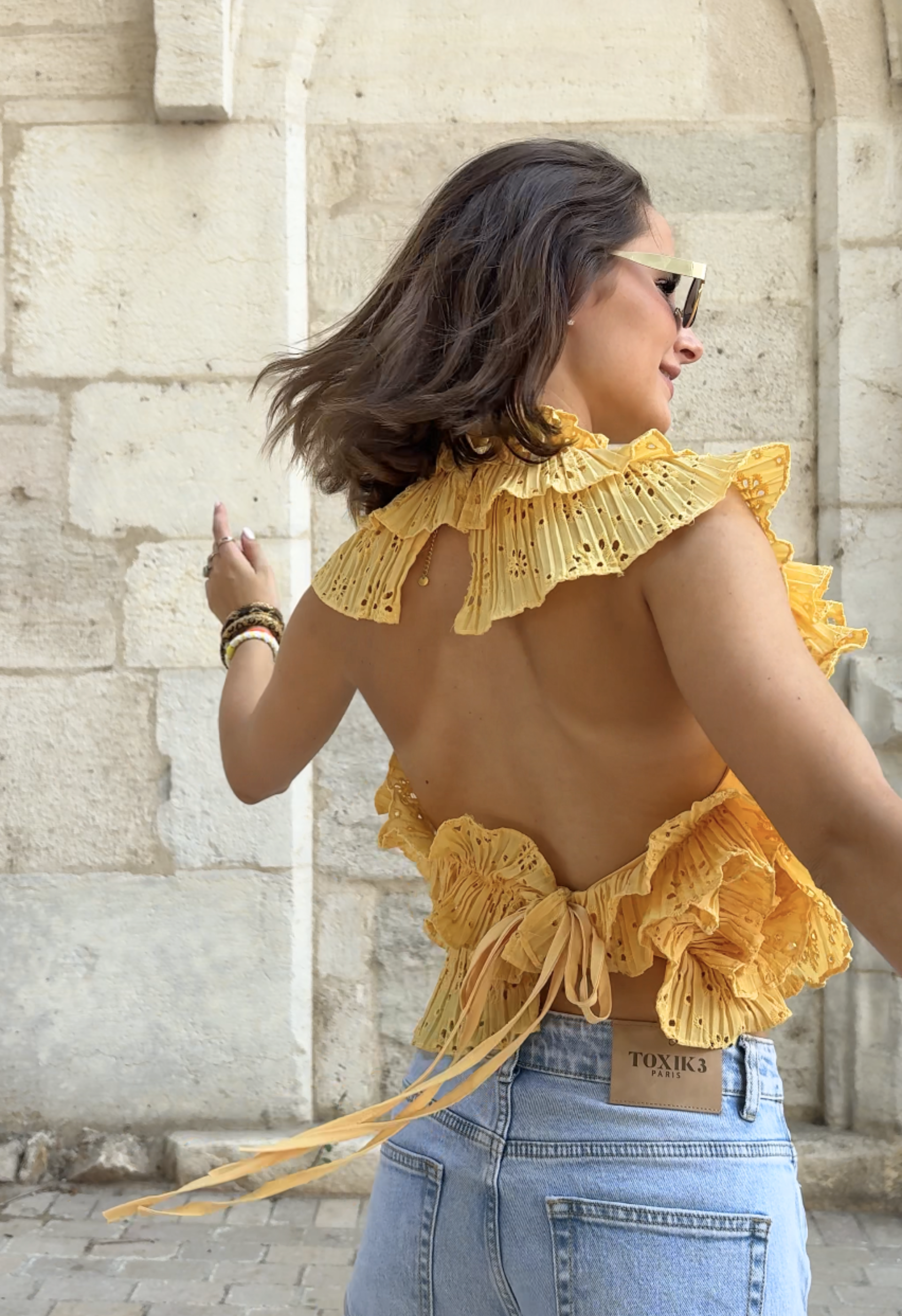 Top Marina Jaune