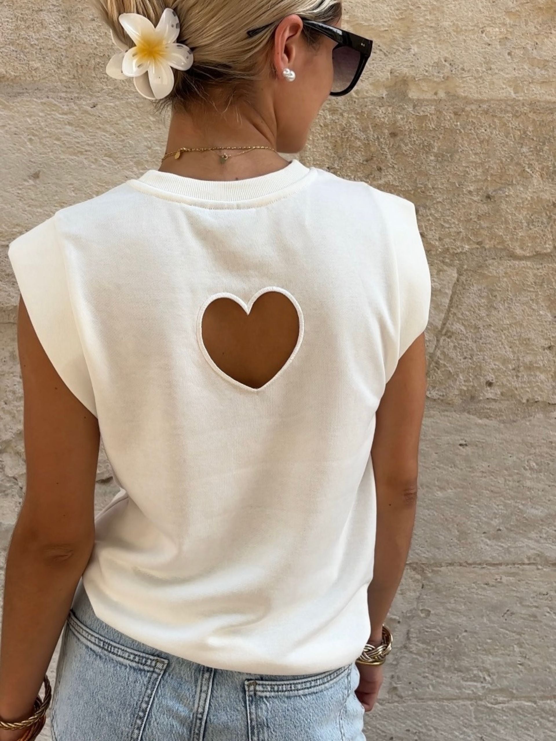Top MARLENE Blanc