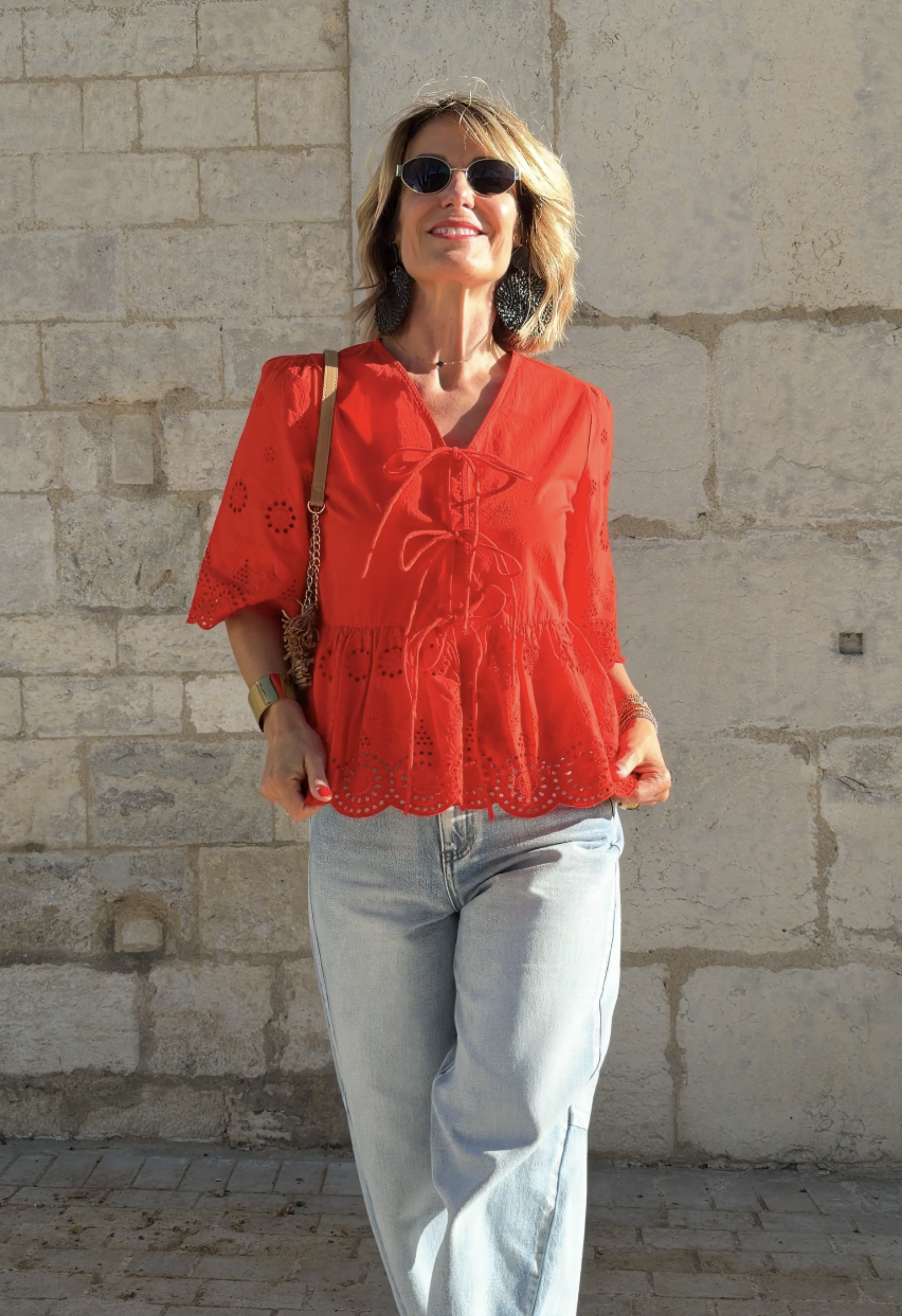 Chemisier Pricsillia Orange