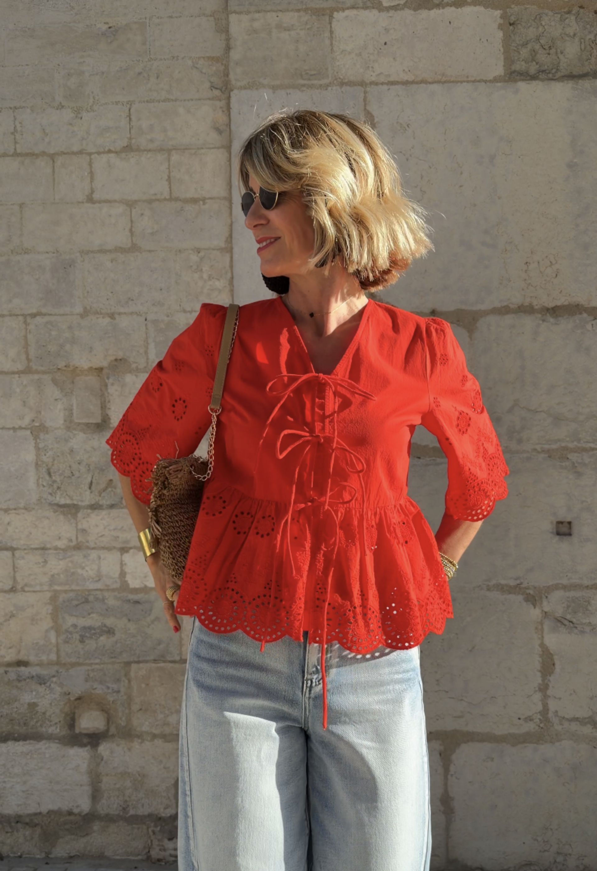 Chemisier Pricsillia Orange