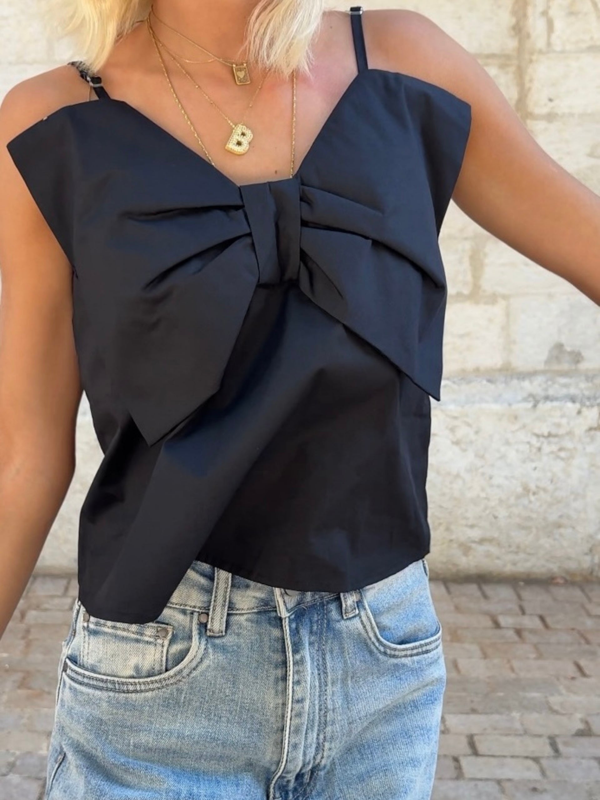 Top TANIA Noir