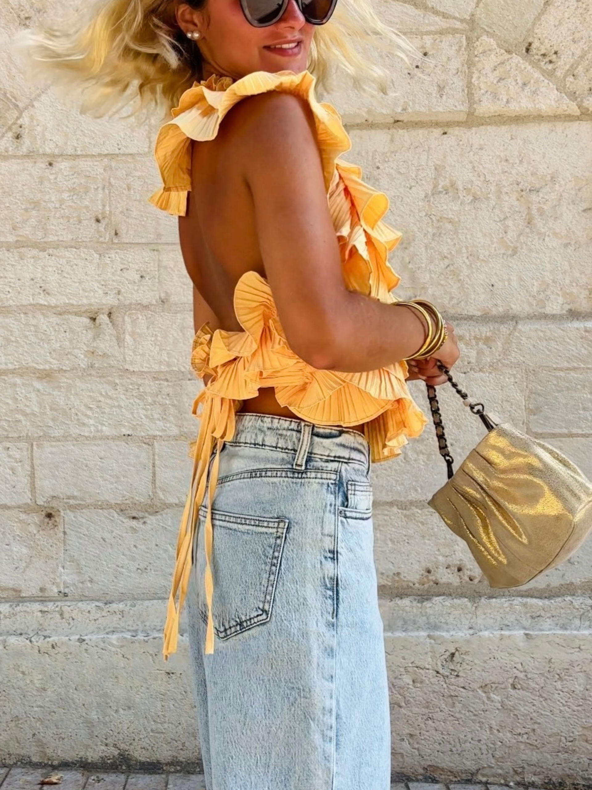 Top IRIS jaune