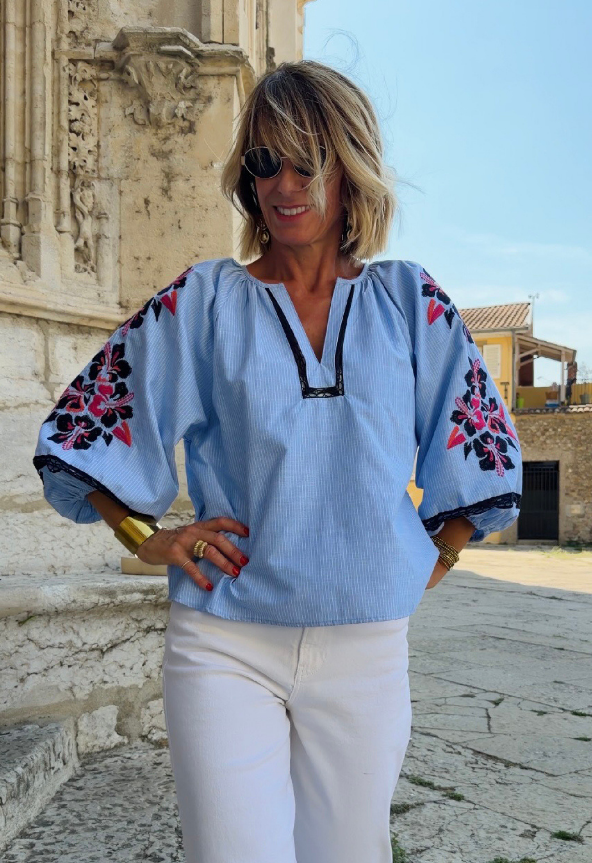 Top Annaëlle Bleu