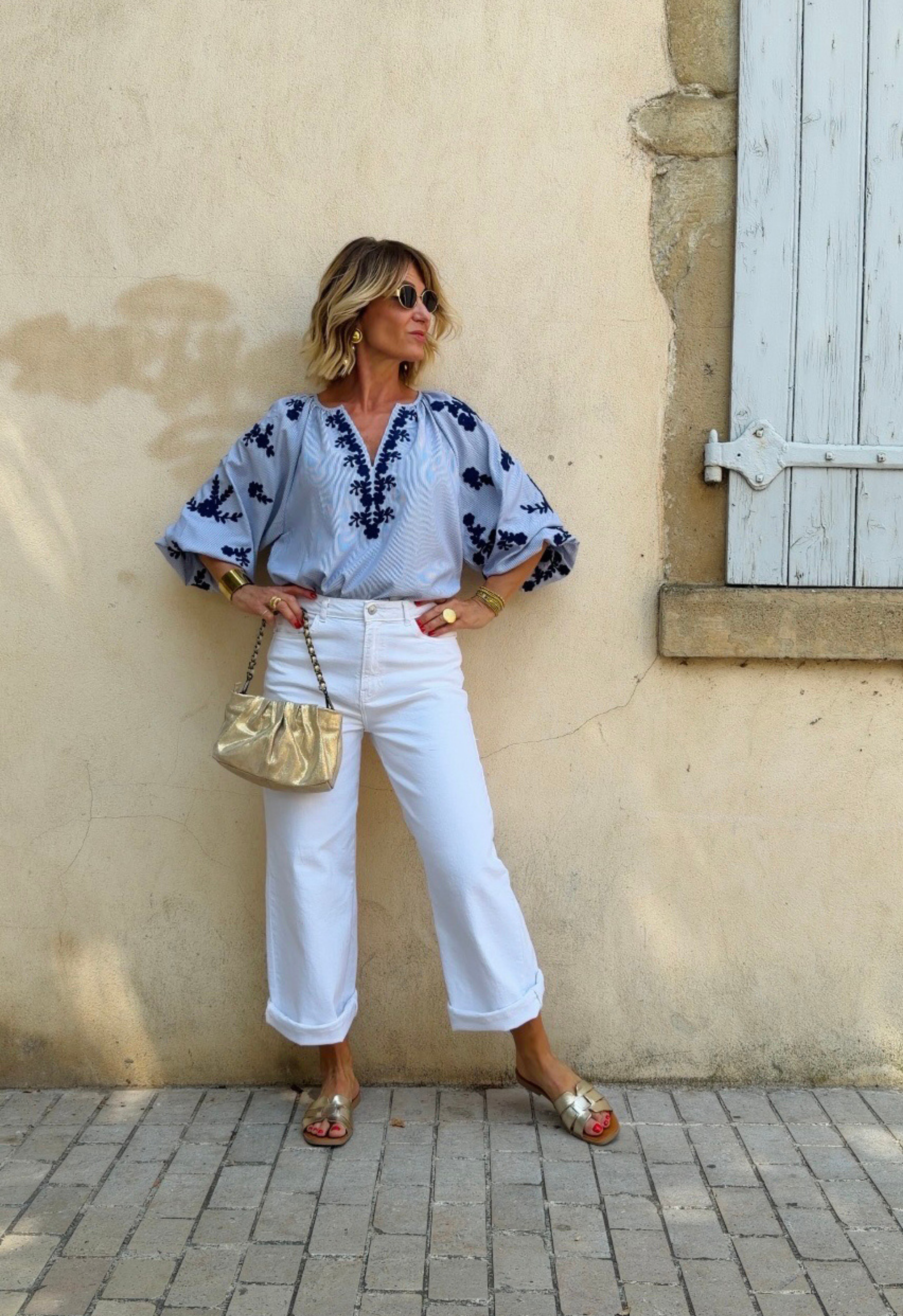 Top Arianne Bleu