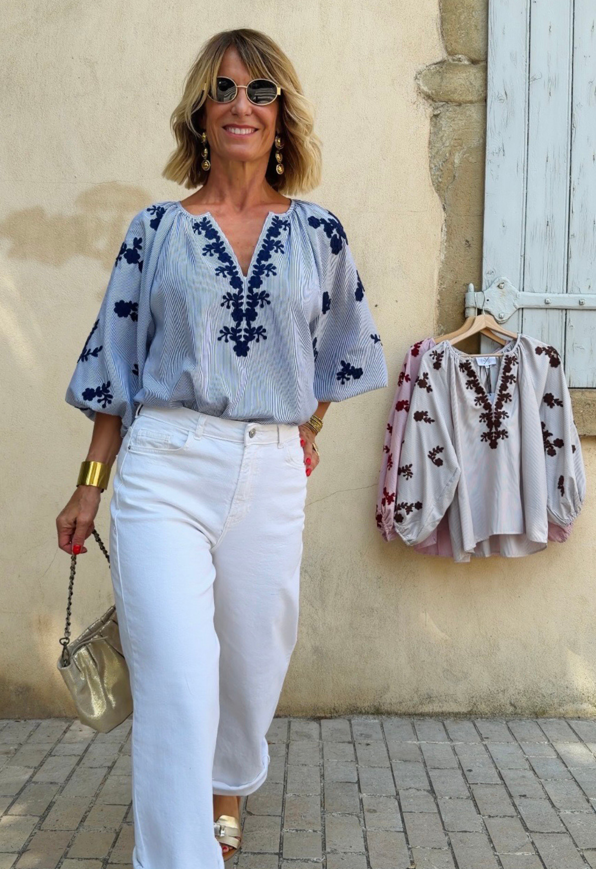 Top Arianne Bleu