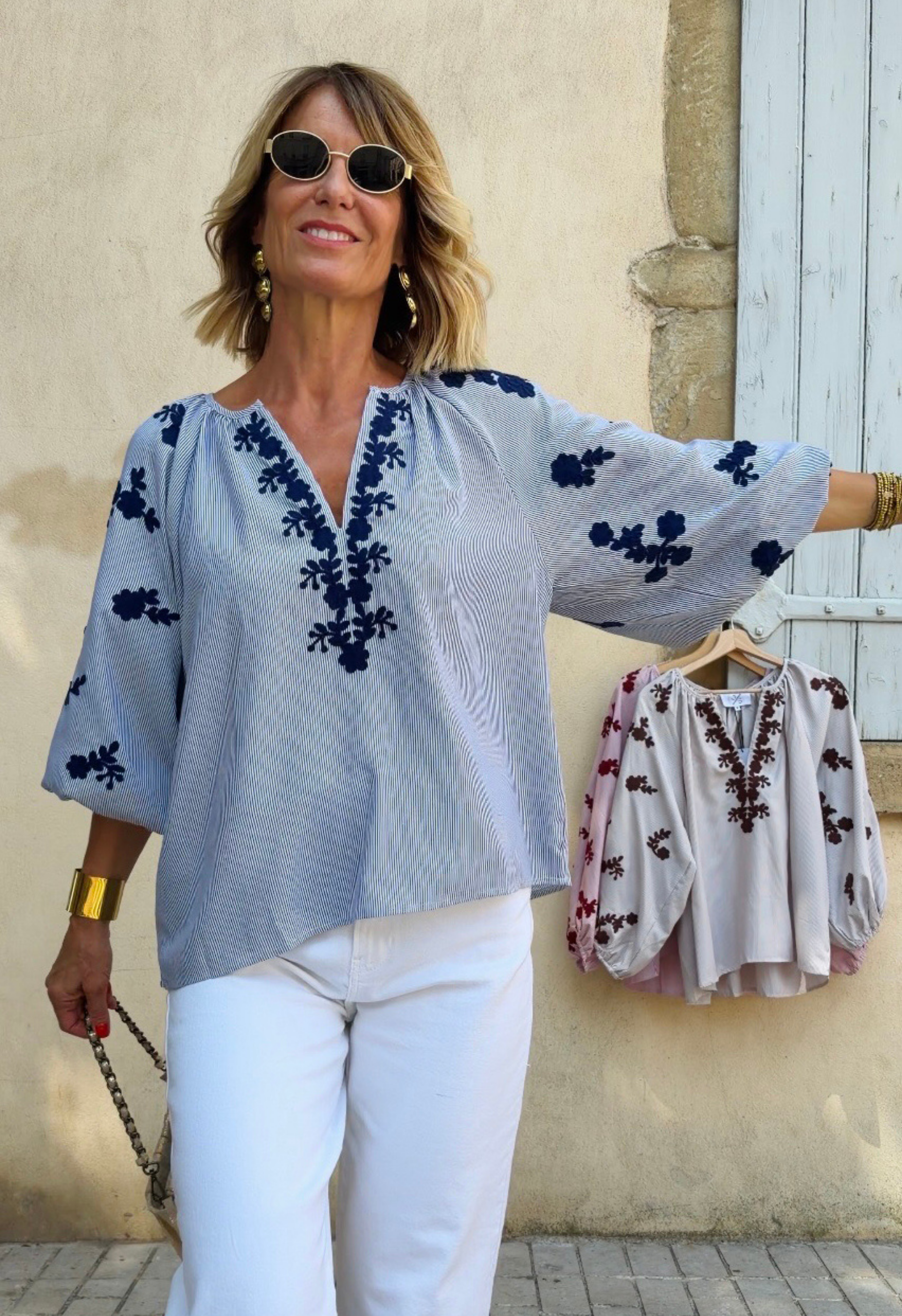 Top Arianne Bleu