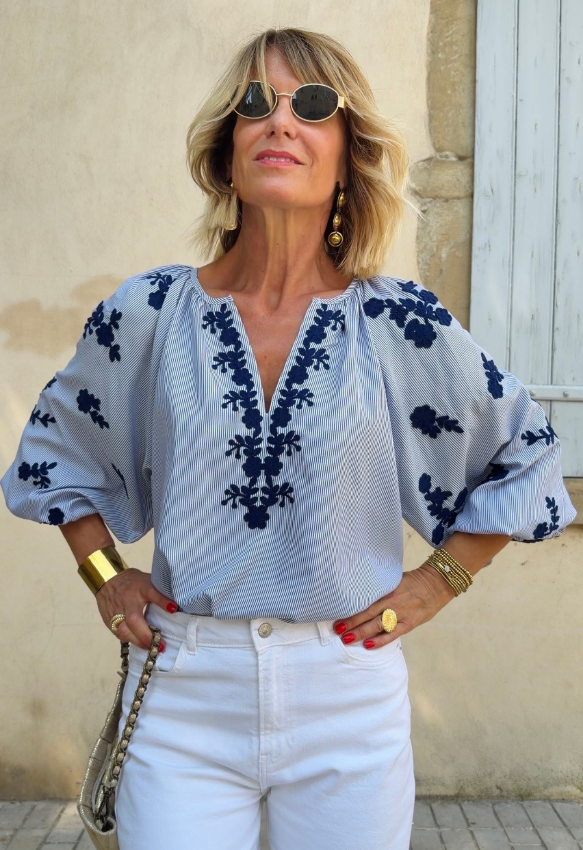 Top Arianne Bleu