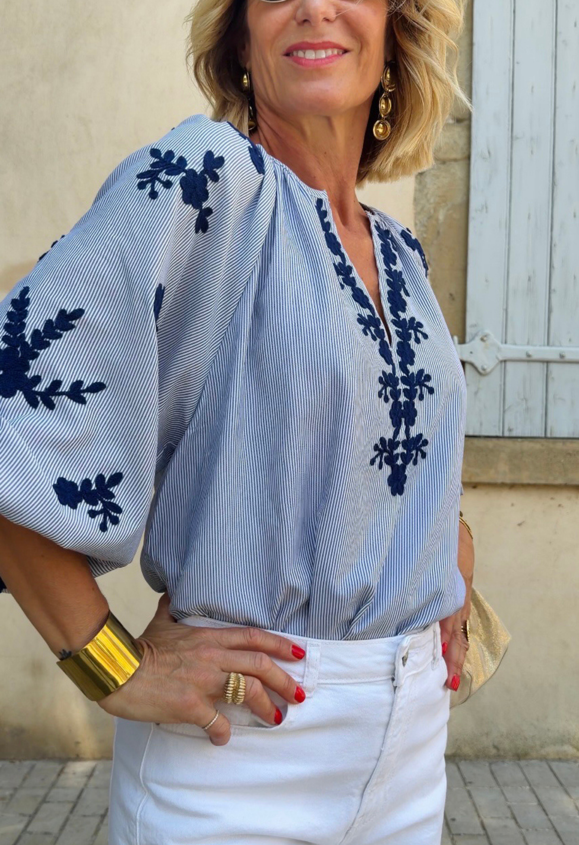 Top Arianne Bleu