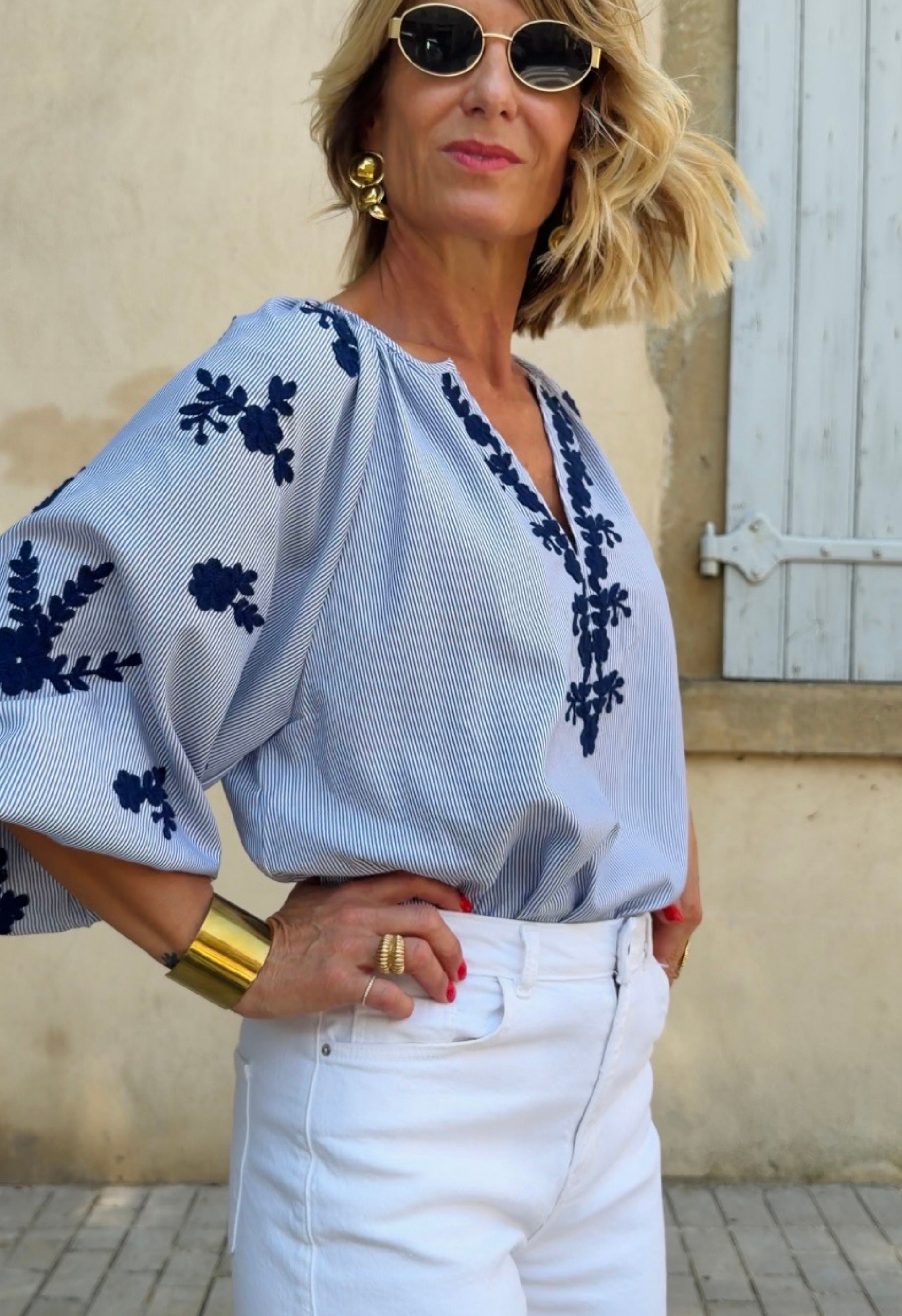 Top Arianne Bleu