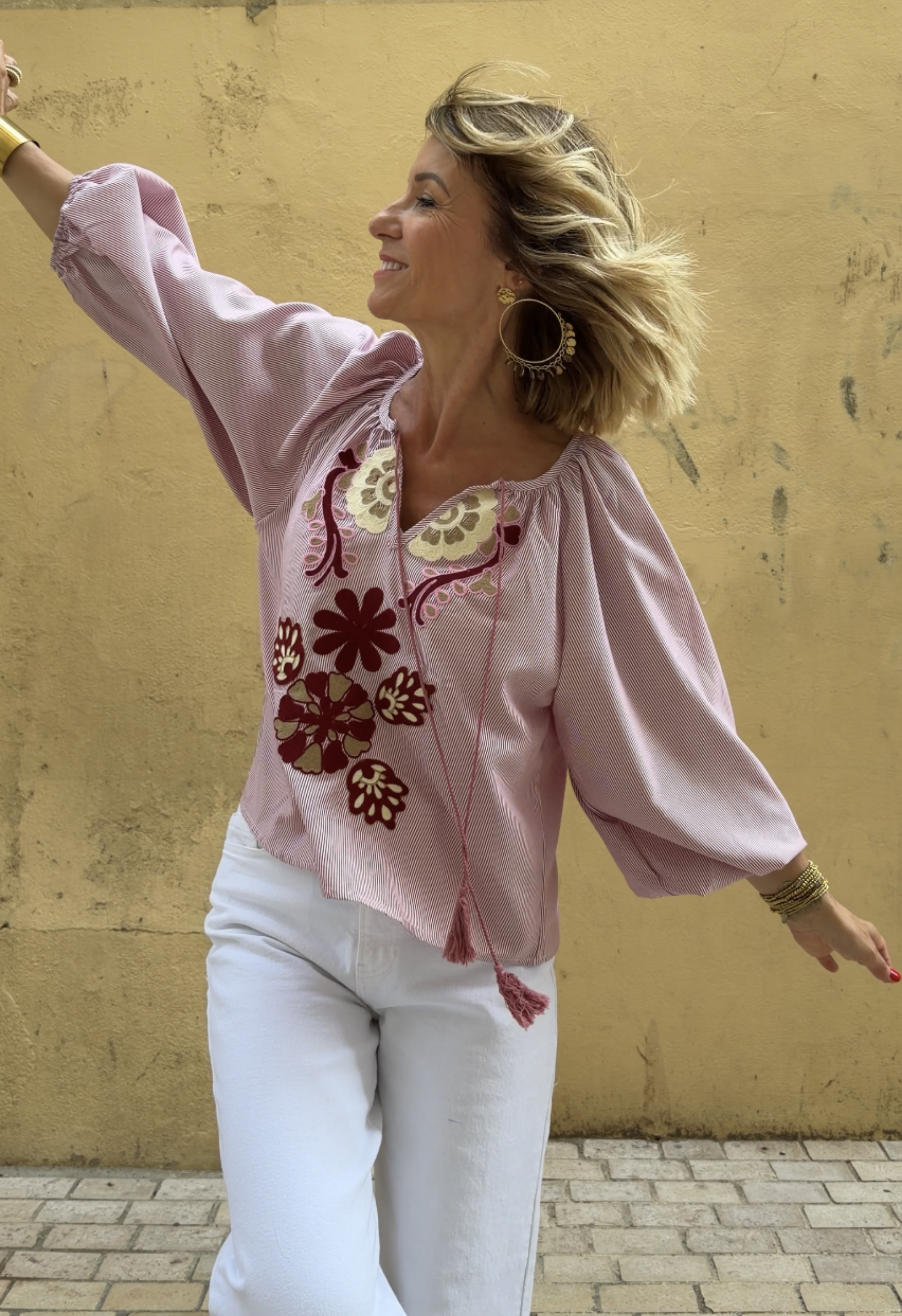 Top Clothilde Bordeaux