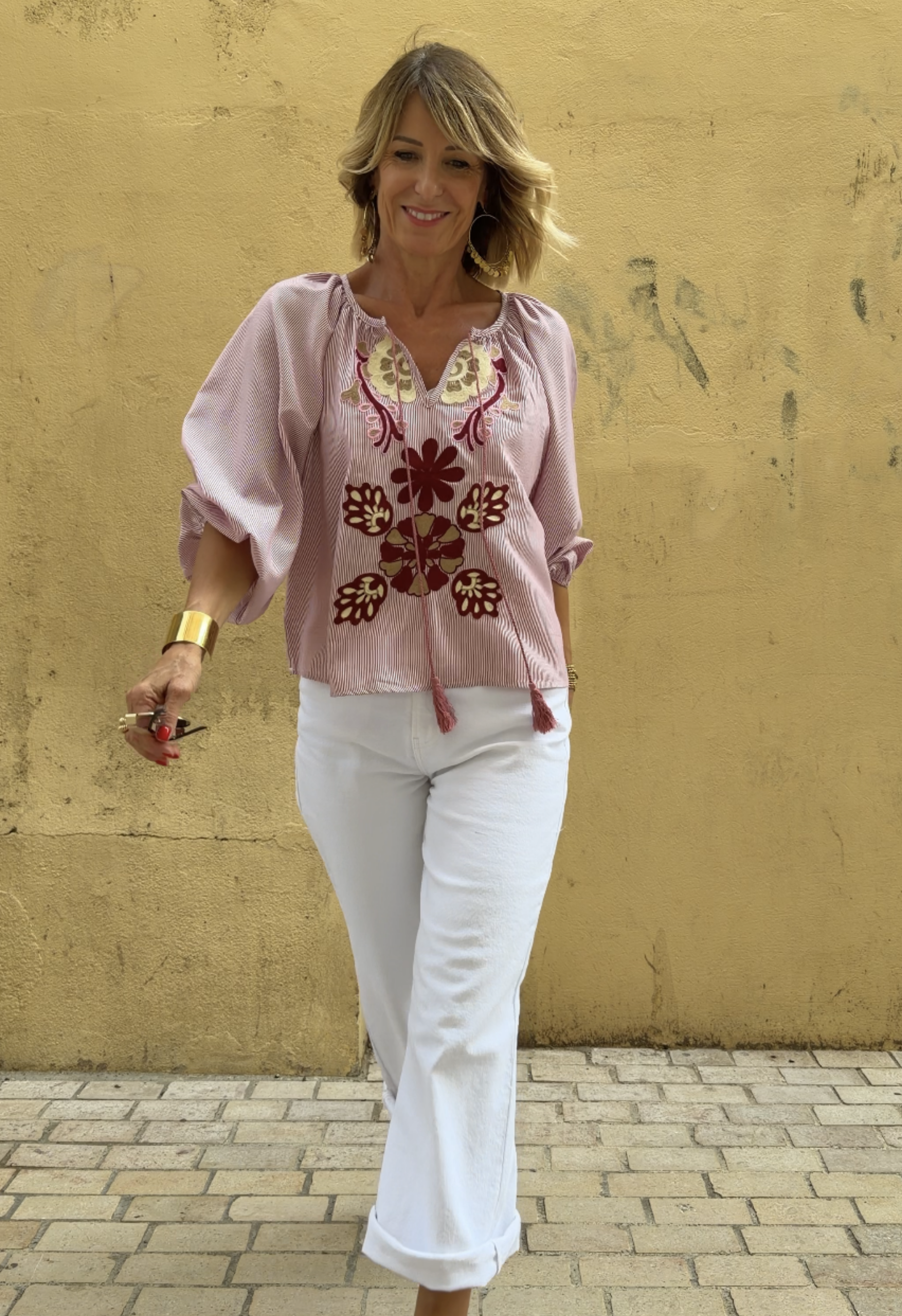 Top Clothilde Bordeaux