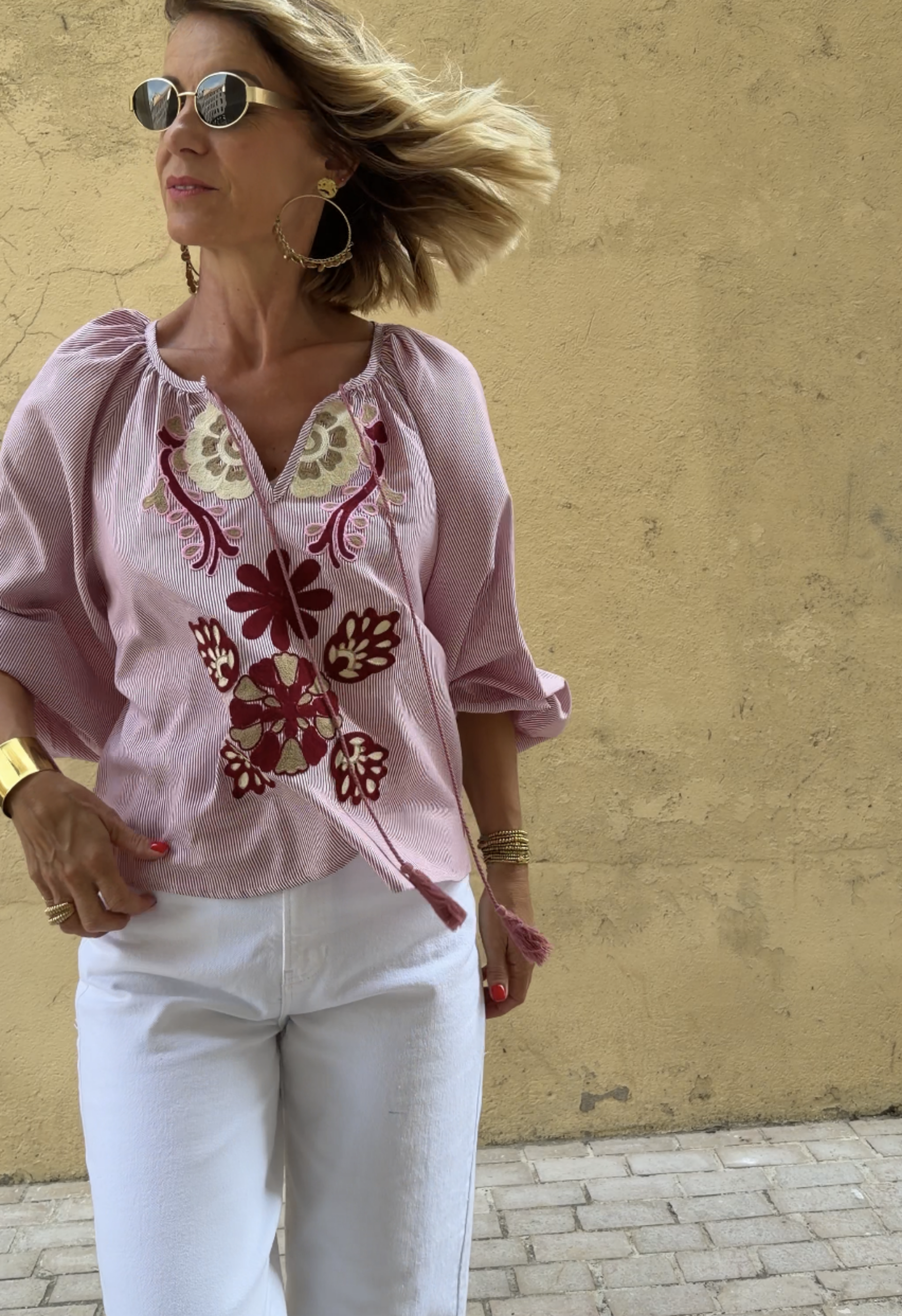 Top Clothilde Bordeaux