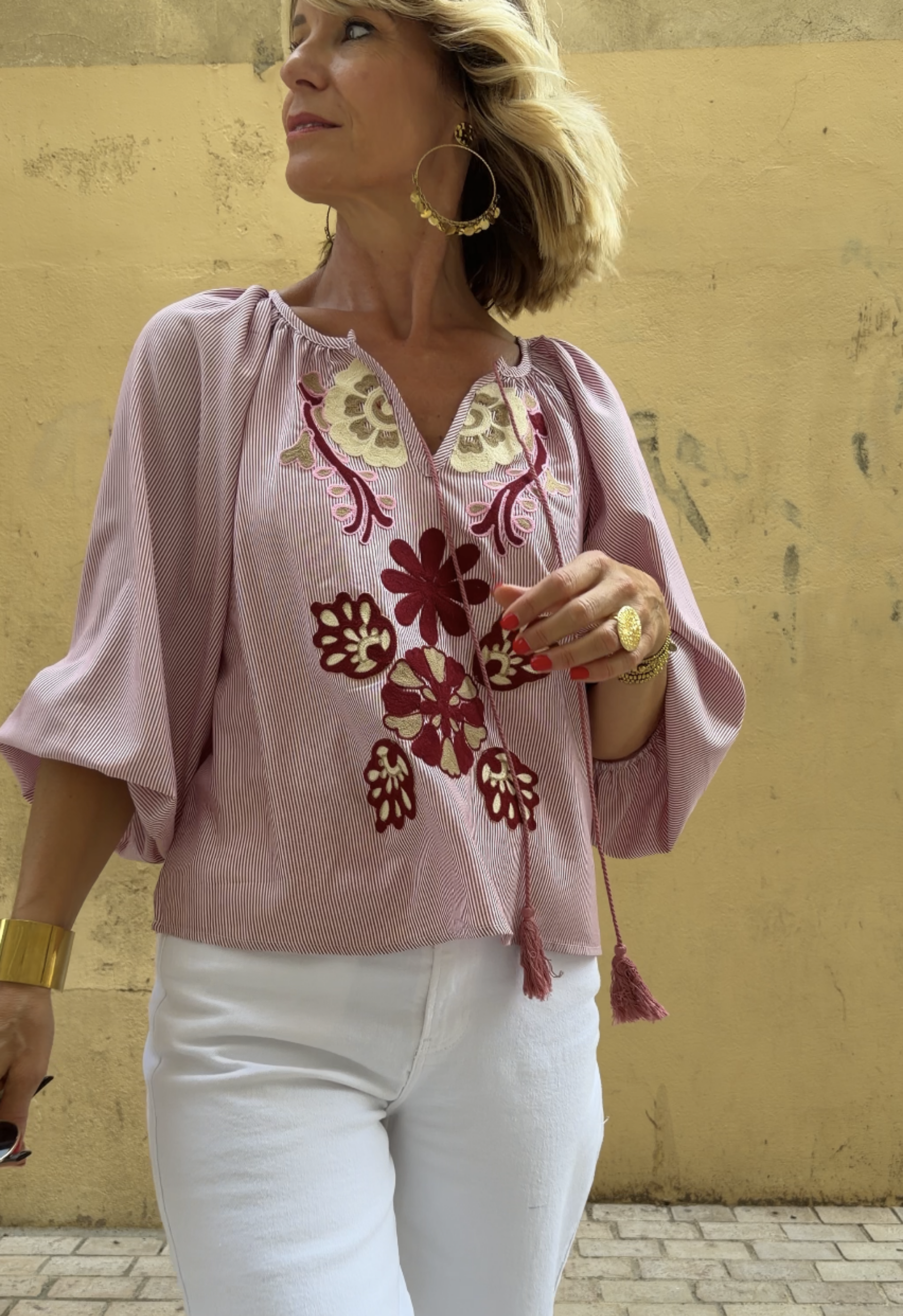 Top Clothilde Bordeaux