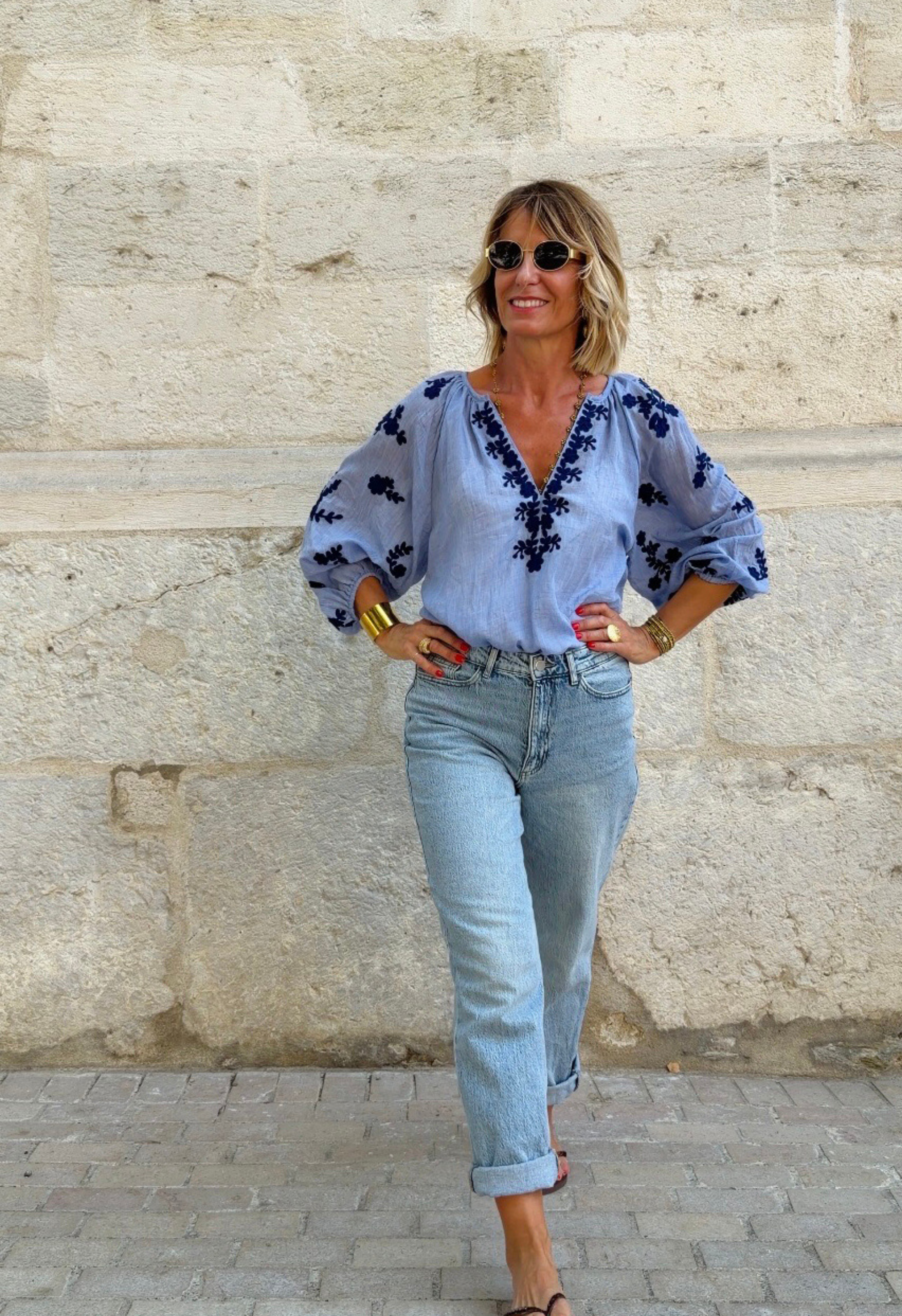 Top Lucile Bleu