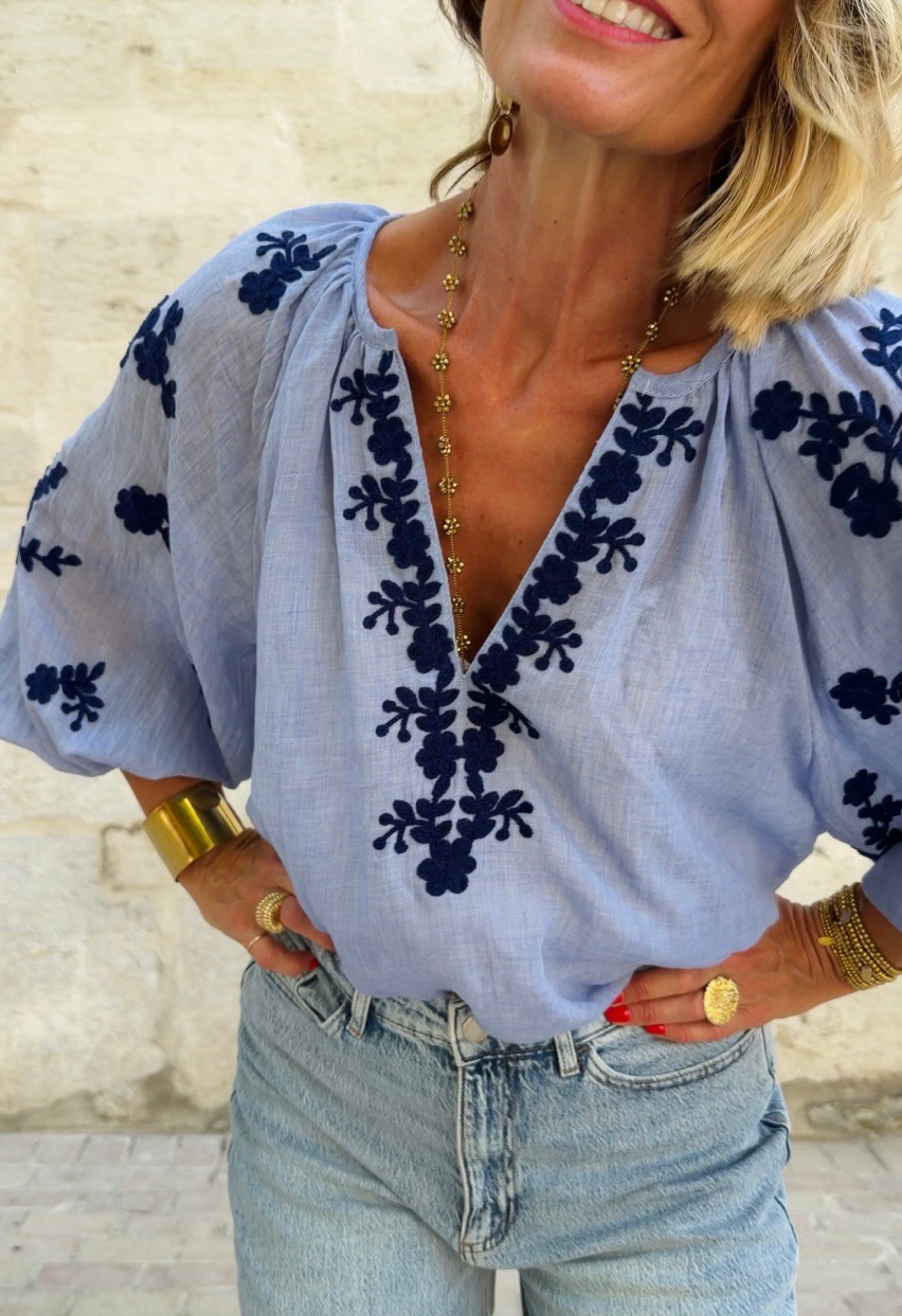 Top Lucile Bleu
