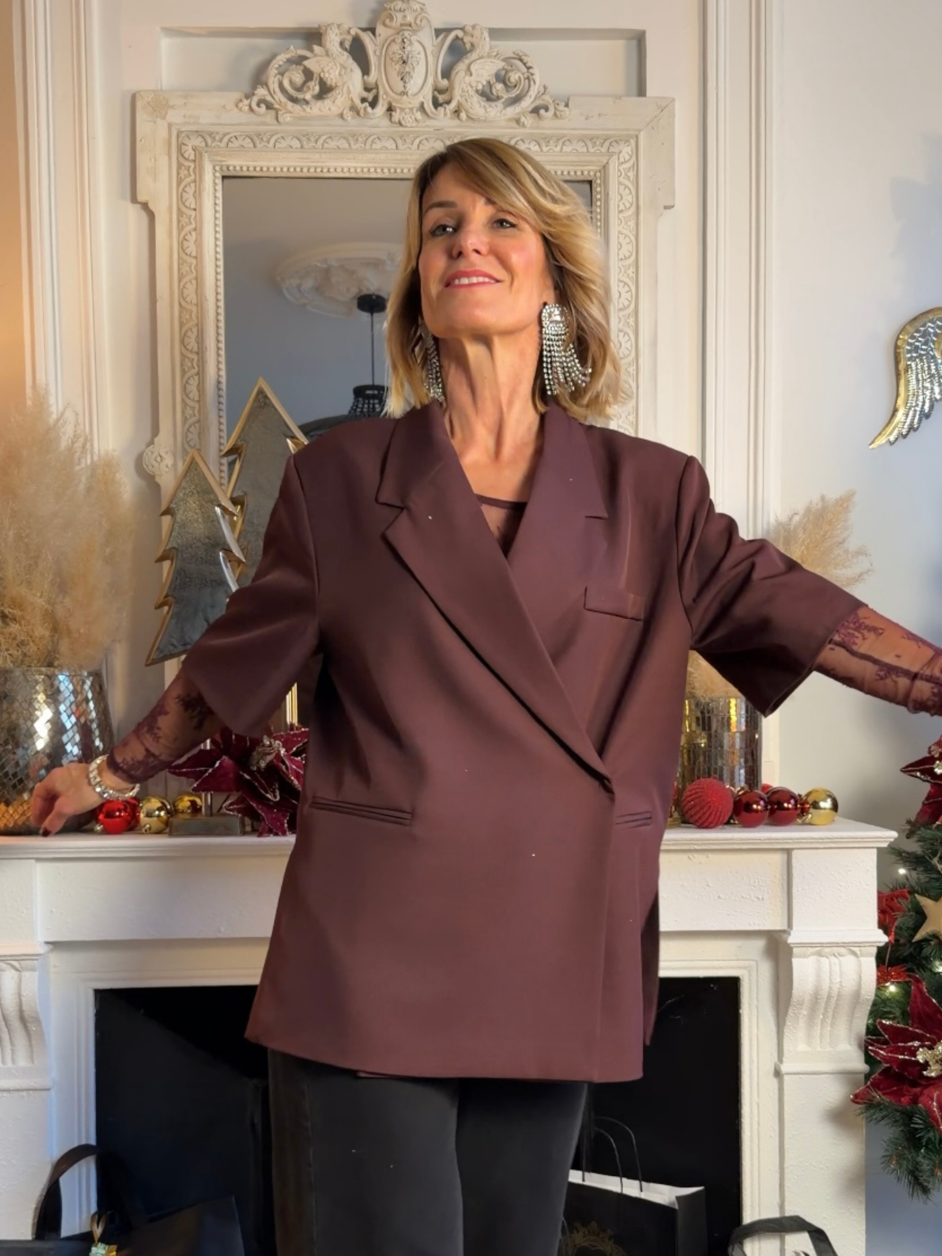 Veste EDITH Bordeaux