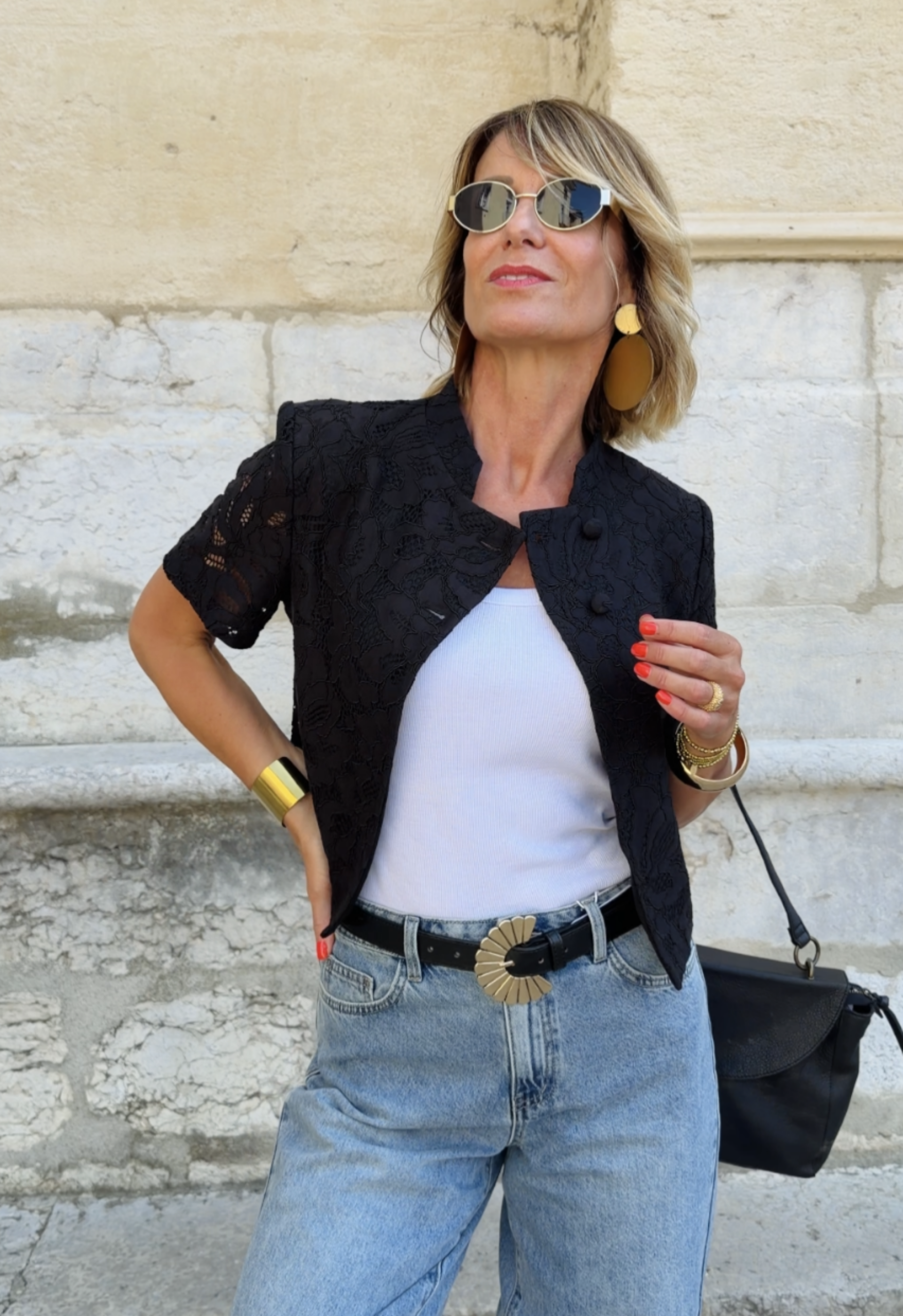 Veste Bianca noir