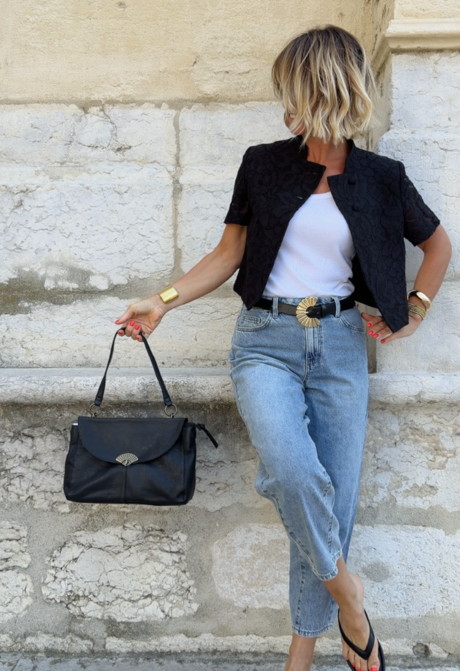 Veste Bianca noir