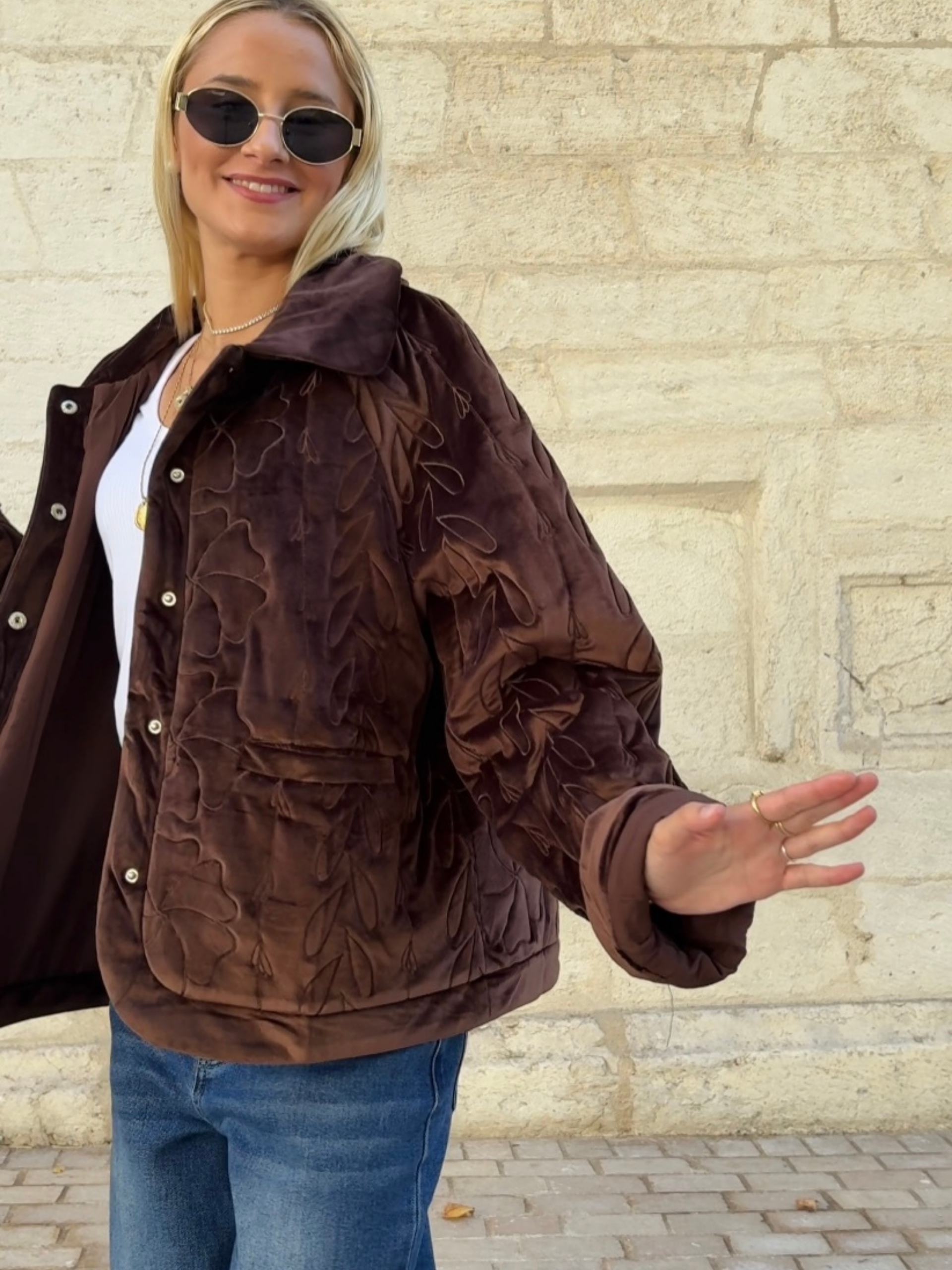 Veste FAUSTINE choco