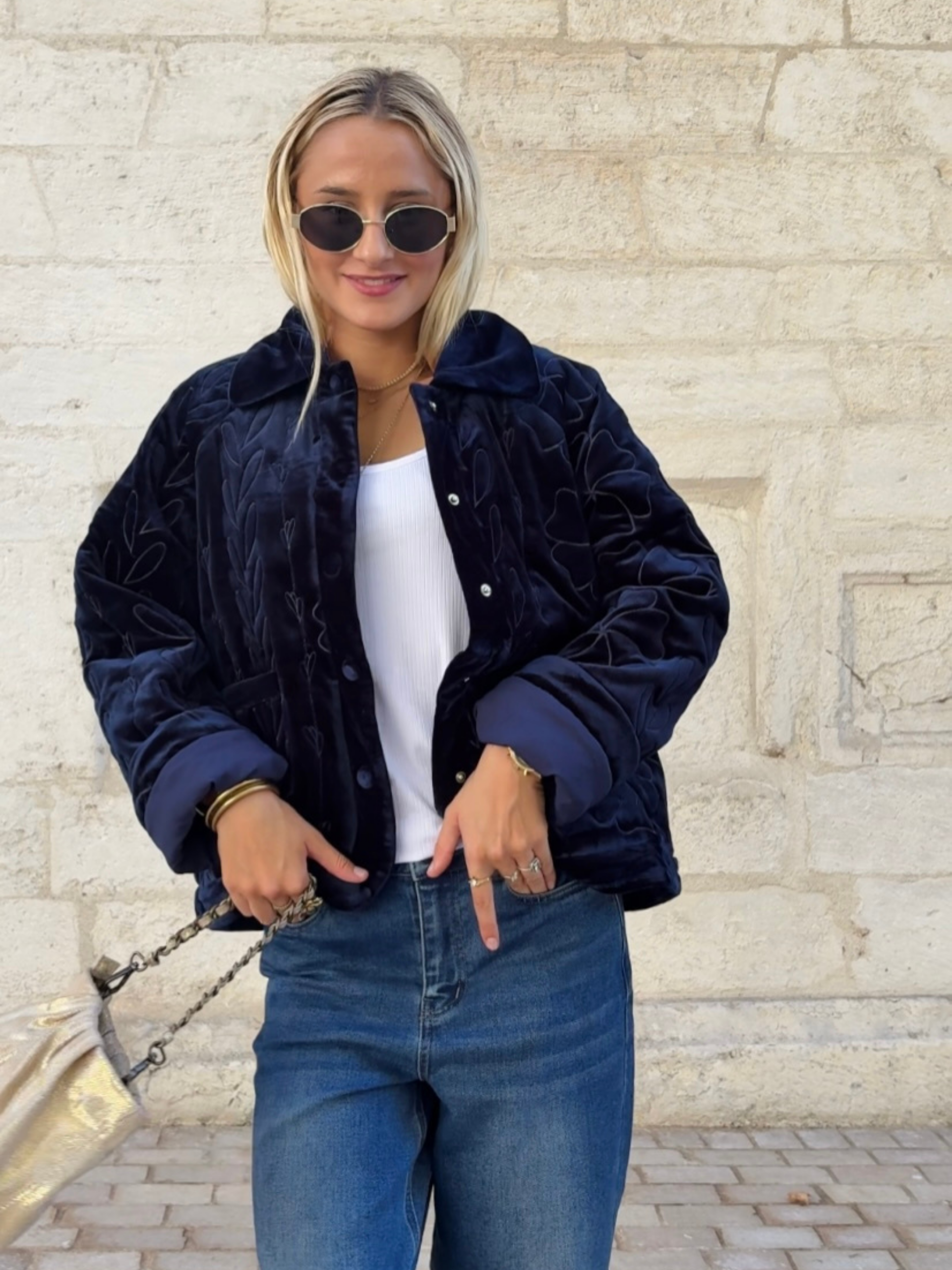 Veste FAUSTINE marine