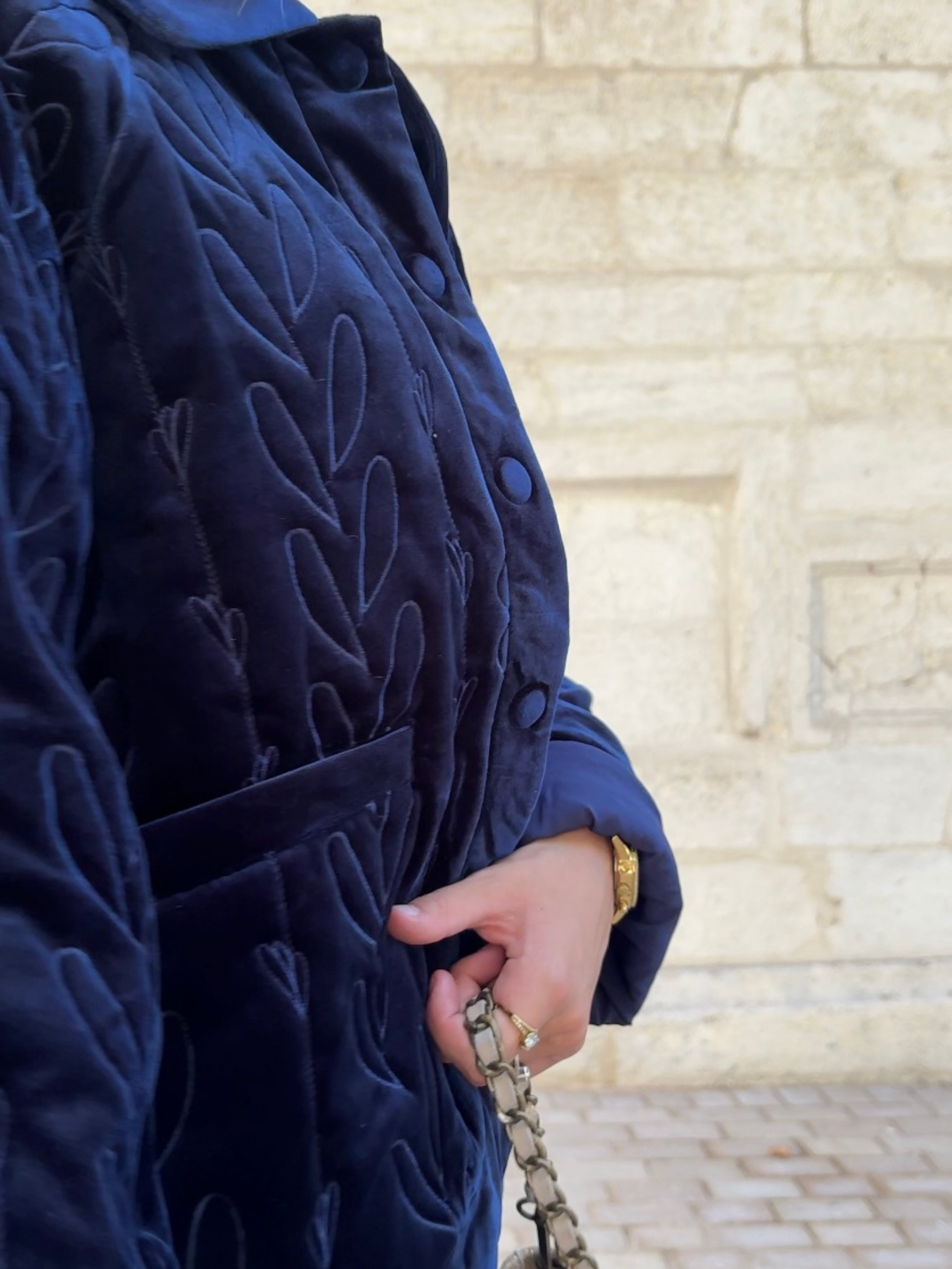 Veste FAUSTINE marine