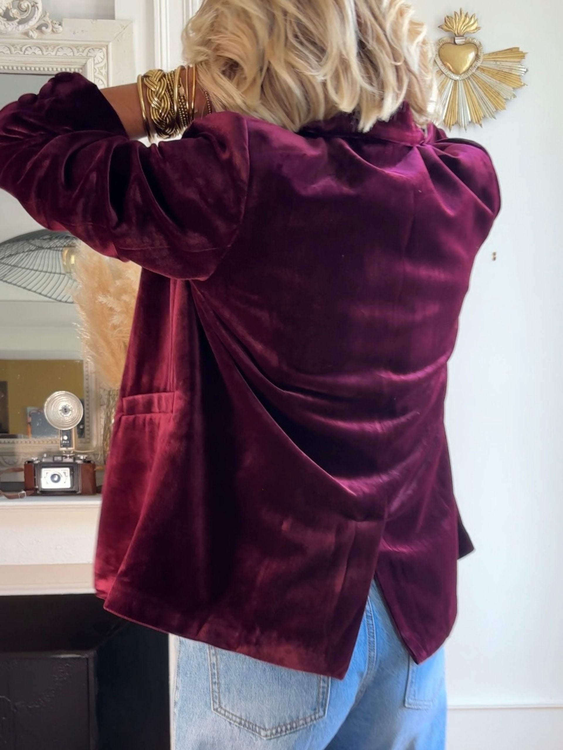 Veste MAYNA bordeaux
