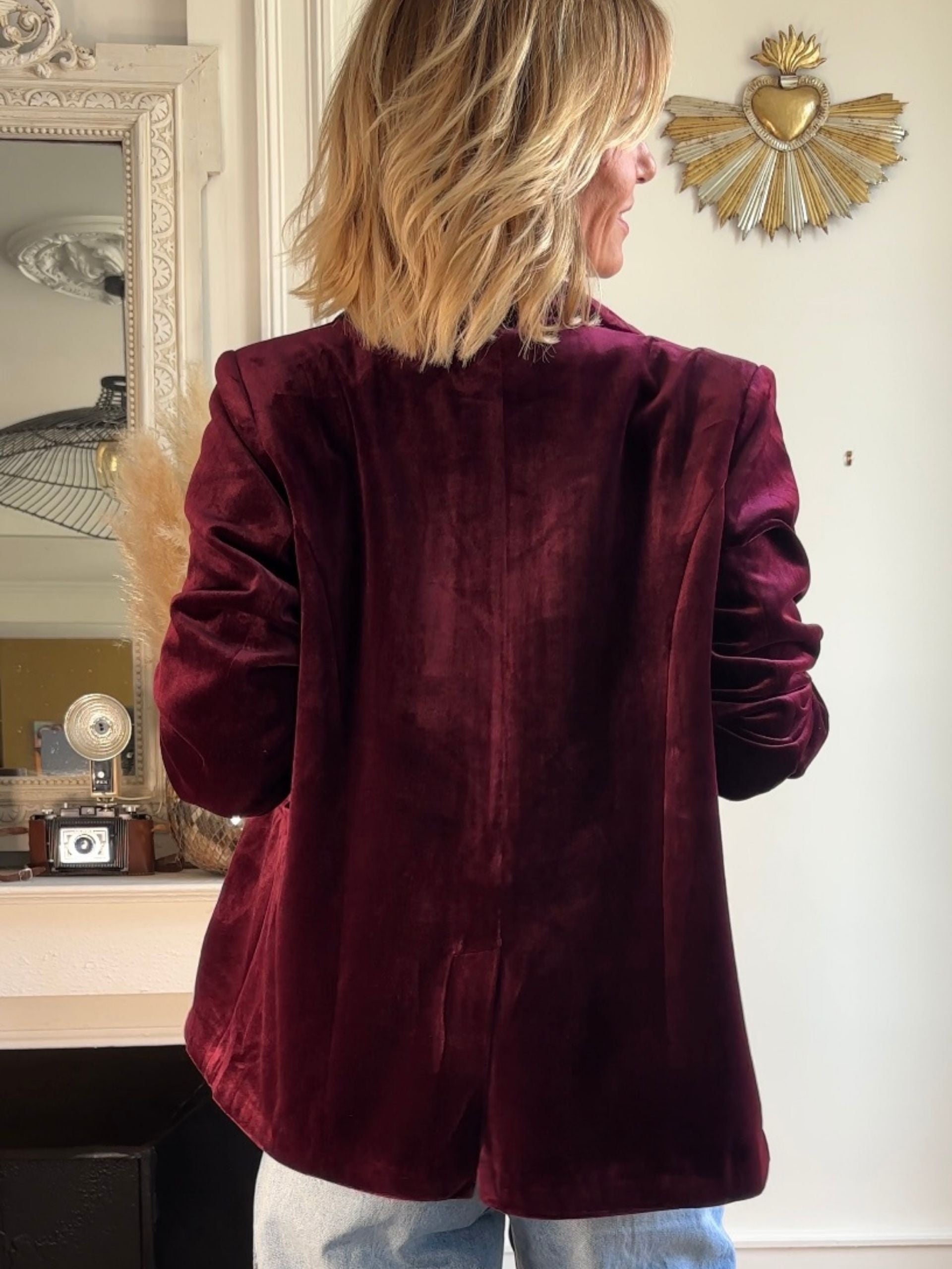 Veste MAYNA bordeaux
