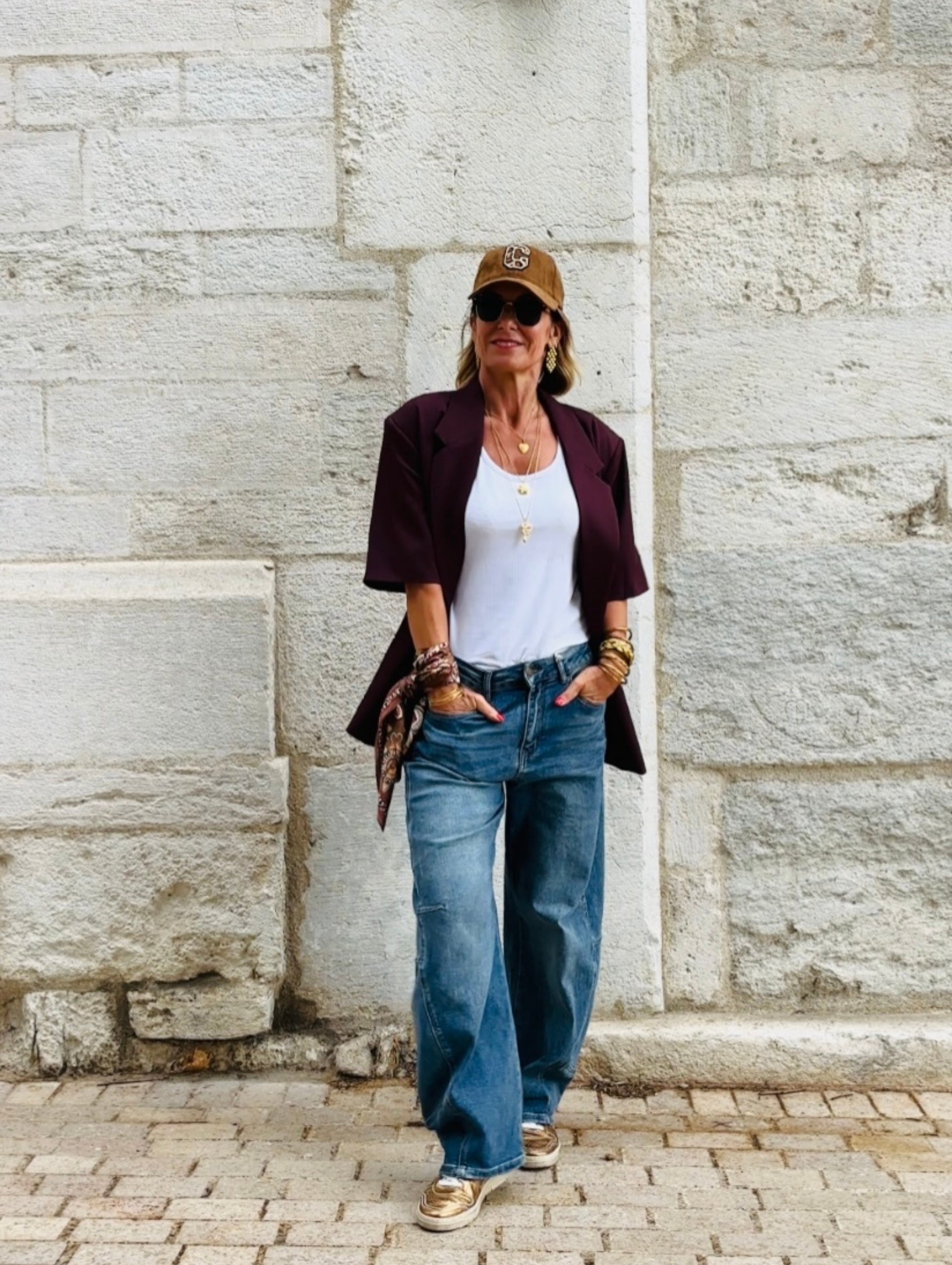Veste EDITH Bordeaux