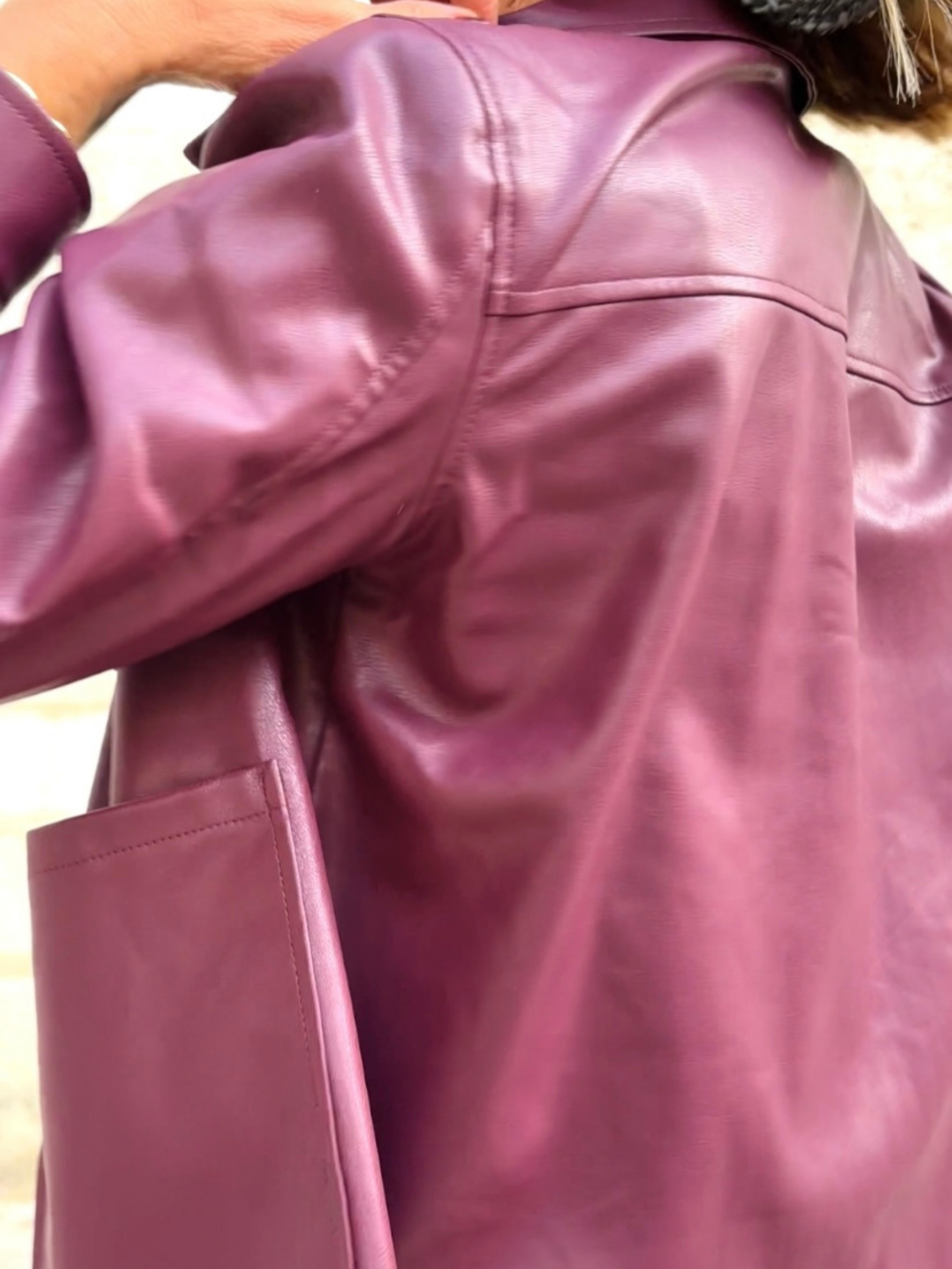 Veste YLIANE Bordeaux